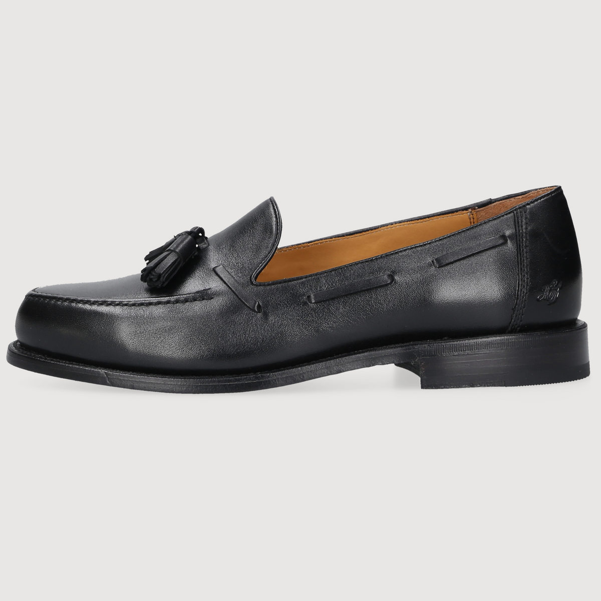 Heinrich Dinkelacker Herren Loafer Wien Tassel Schwarz