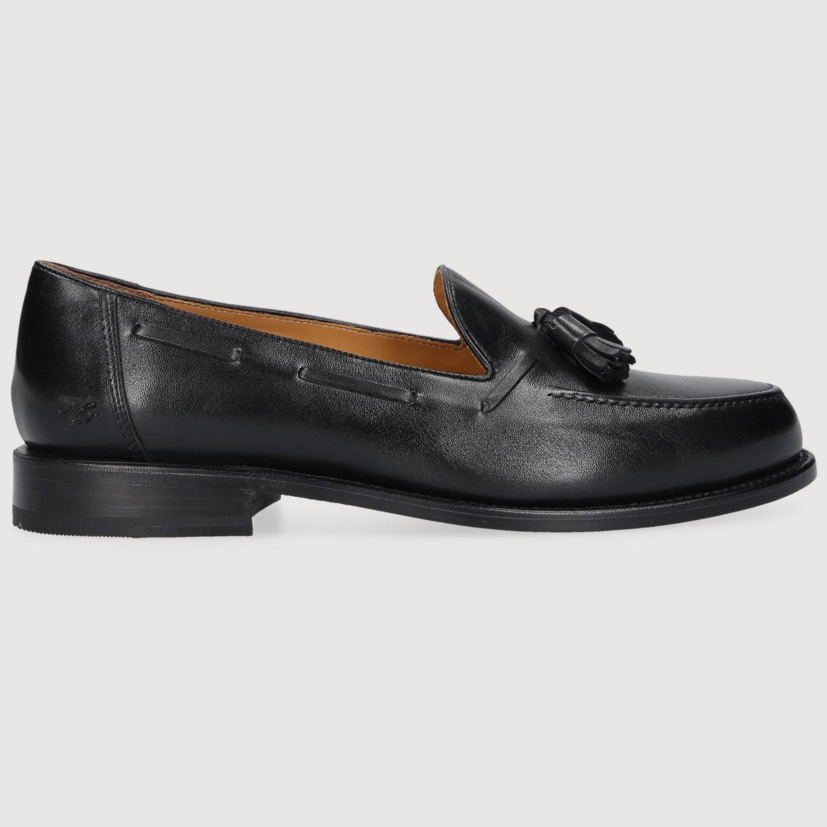Heinrich Dinkelacker Men's Loafer Wien Tassel Black