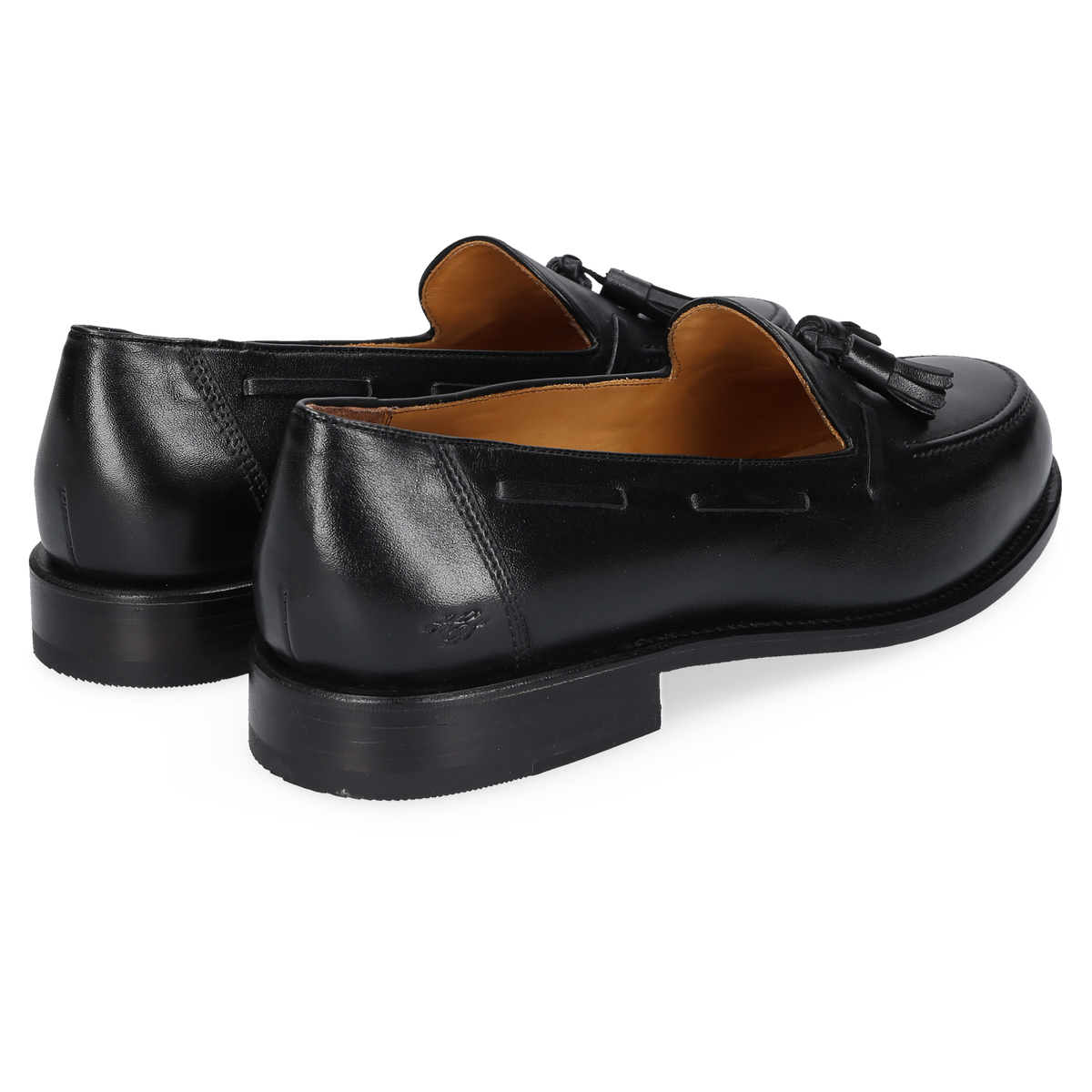 Heinrich Dinkelacker Men's Loafer Wien Tassel Black