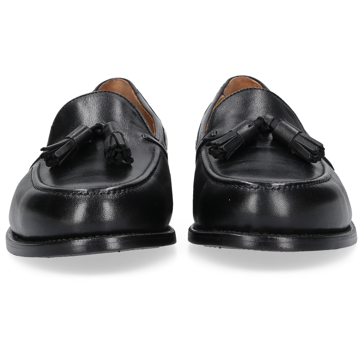 Heinrich Dinkelacker Men's Loafer Wien Tassel Black