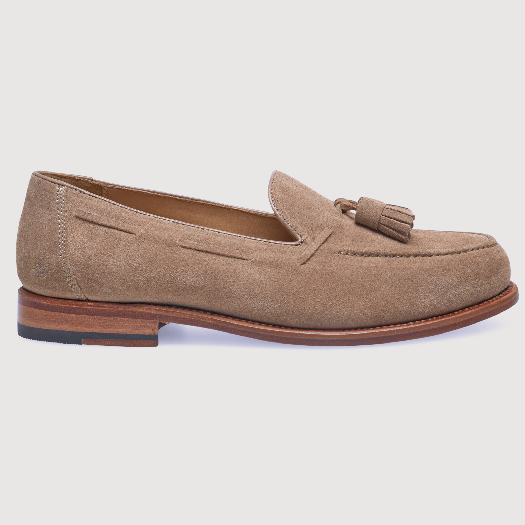 Heinrich Dinkelacker Herren Loafer Wien Plain Tassel V - Beige