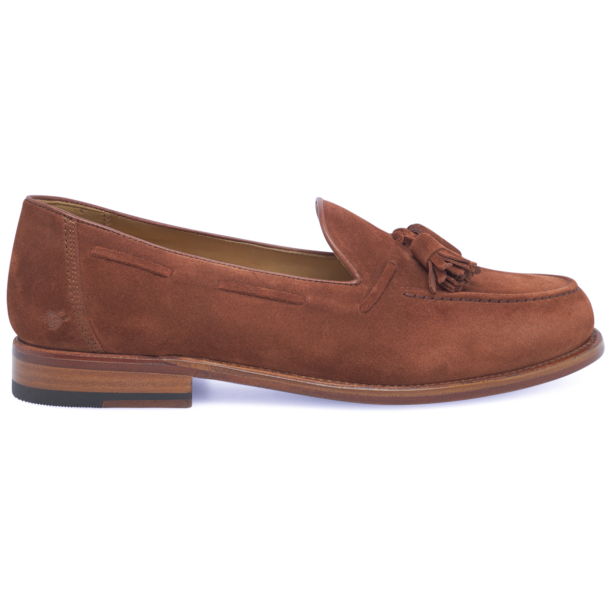 Heinrich Dinkelacker Herren Loafer Wien Plain Tassel V - Rotbraun