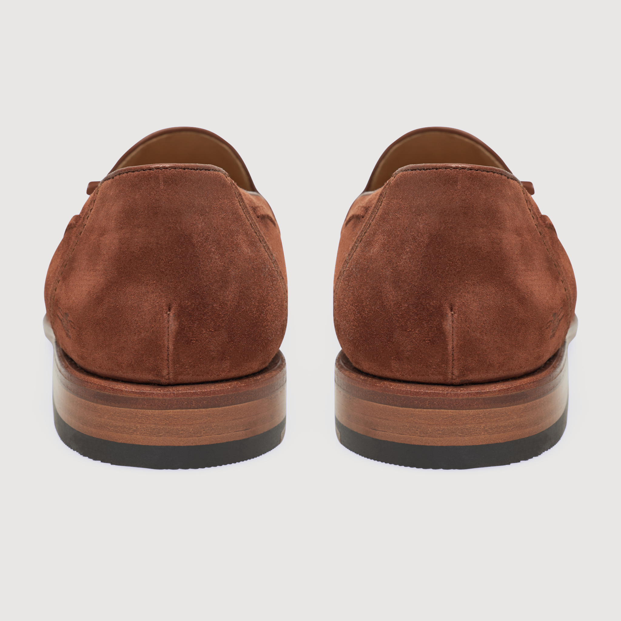 Heinrich Dinkelacker Herren Loafer Wien Plain Tassel V - Rotbraun