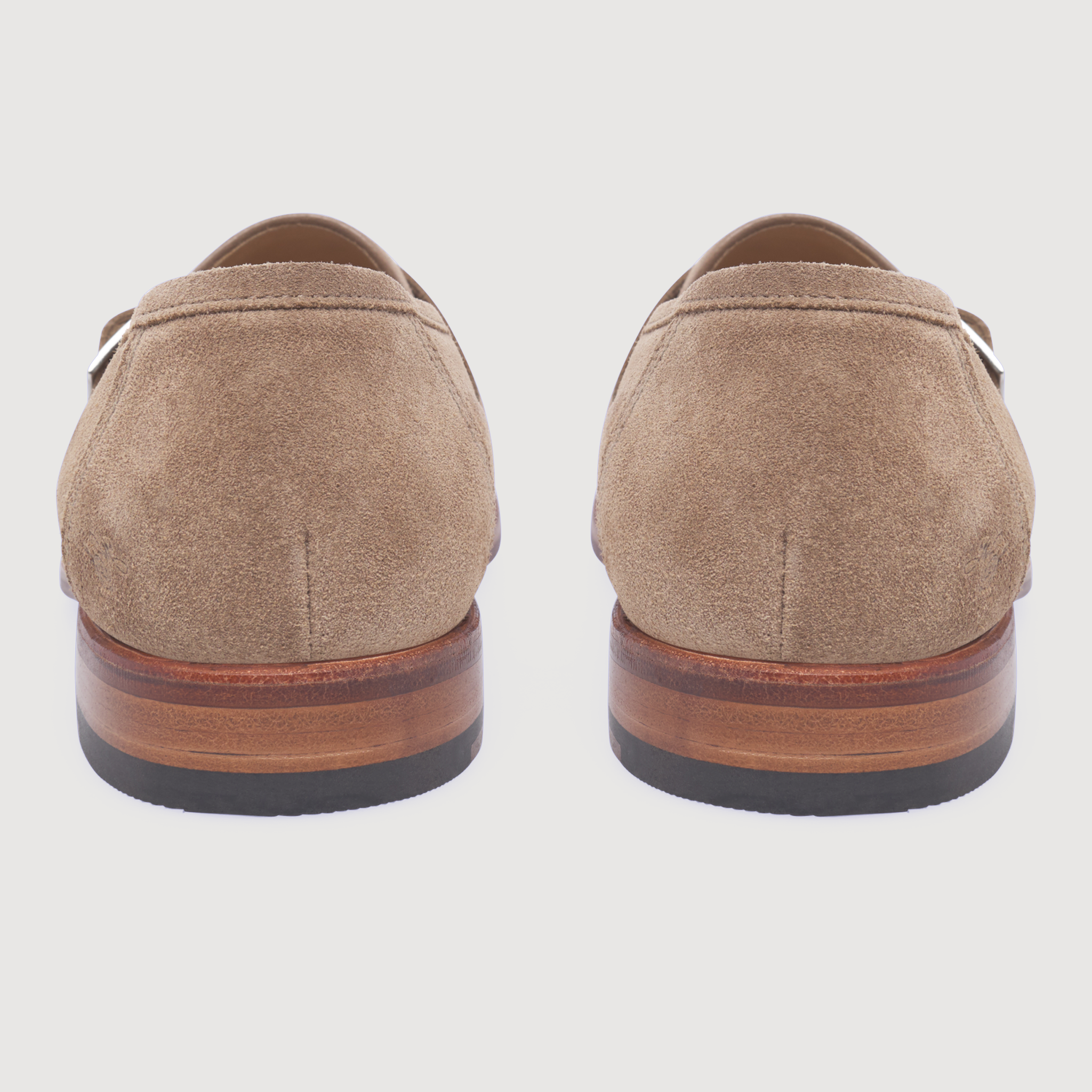 Heinrich Dinkelacker Herren Loafer Wien Single Monk V - Beige