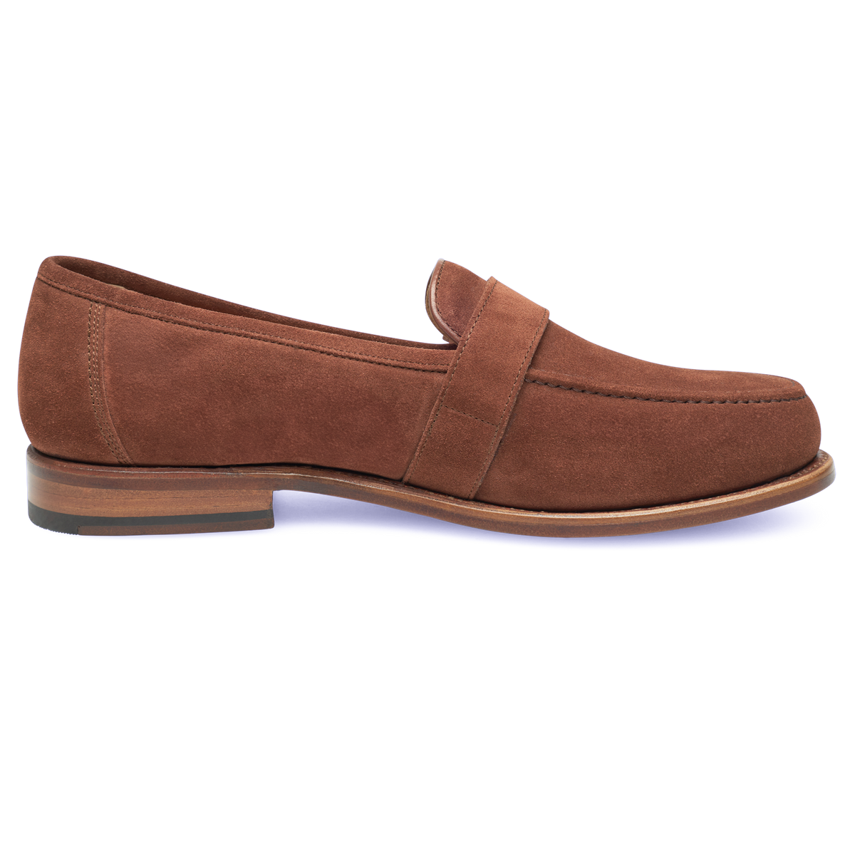 Heinrich Dinkelacker Herren Loafer Wien Single Monk V - Rotbraun