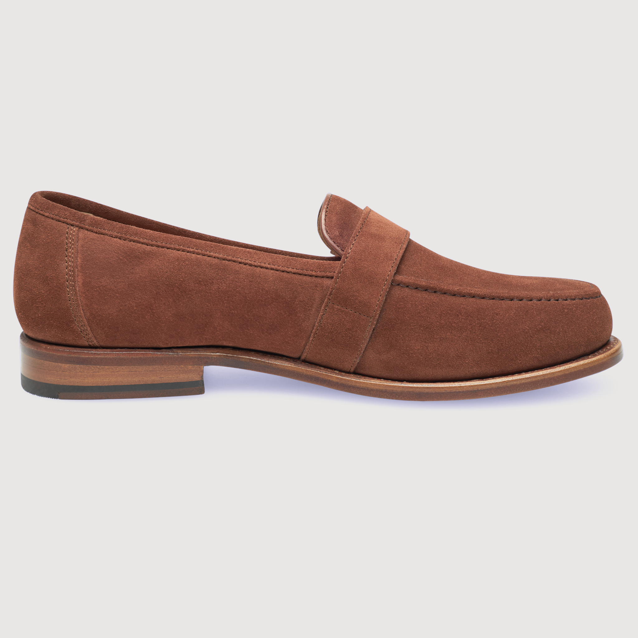 Heinrich Dinkelacker Herren Loafer Wien Single Monk V - Rotbraun