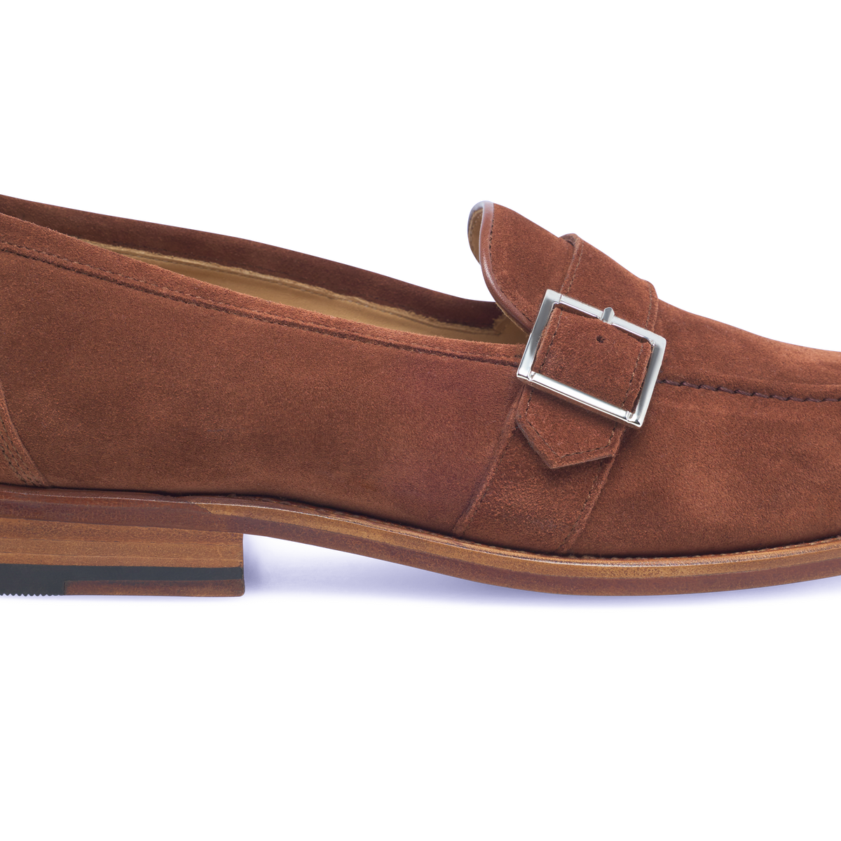 Heinrich Dinkelacker Men's Vienna Single Monk V - Red Brown