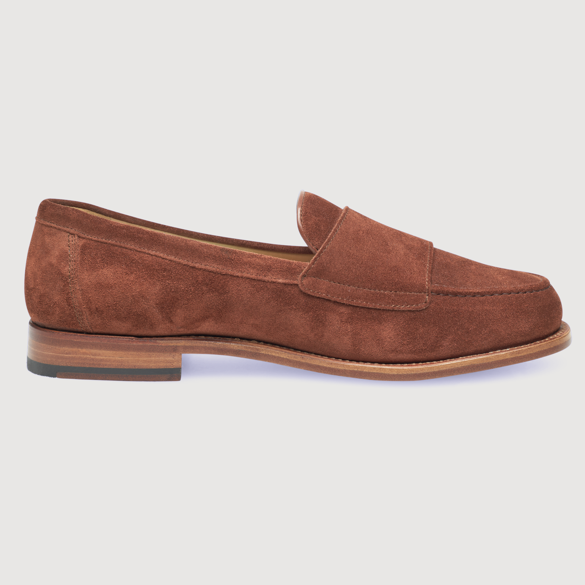 Heinrich Dinkelacker Herren Loafer Wien Double Monk V - Rotbraun