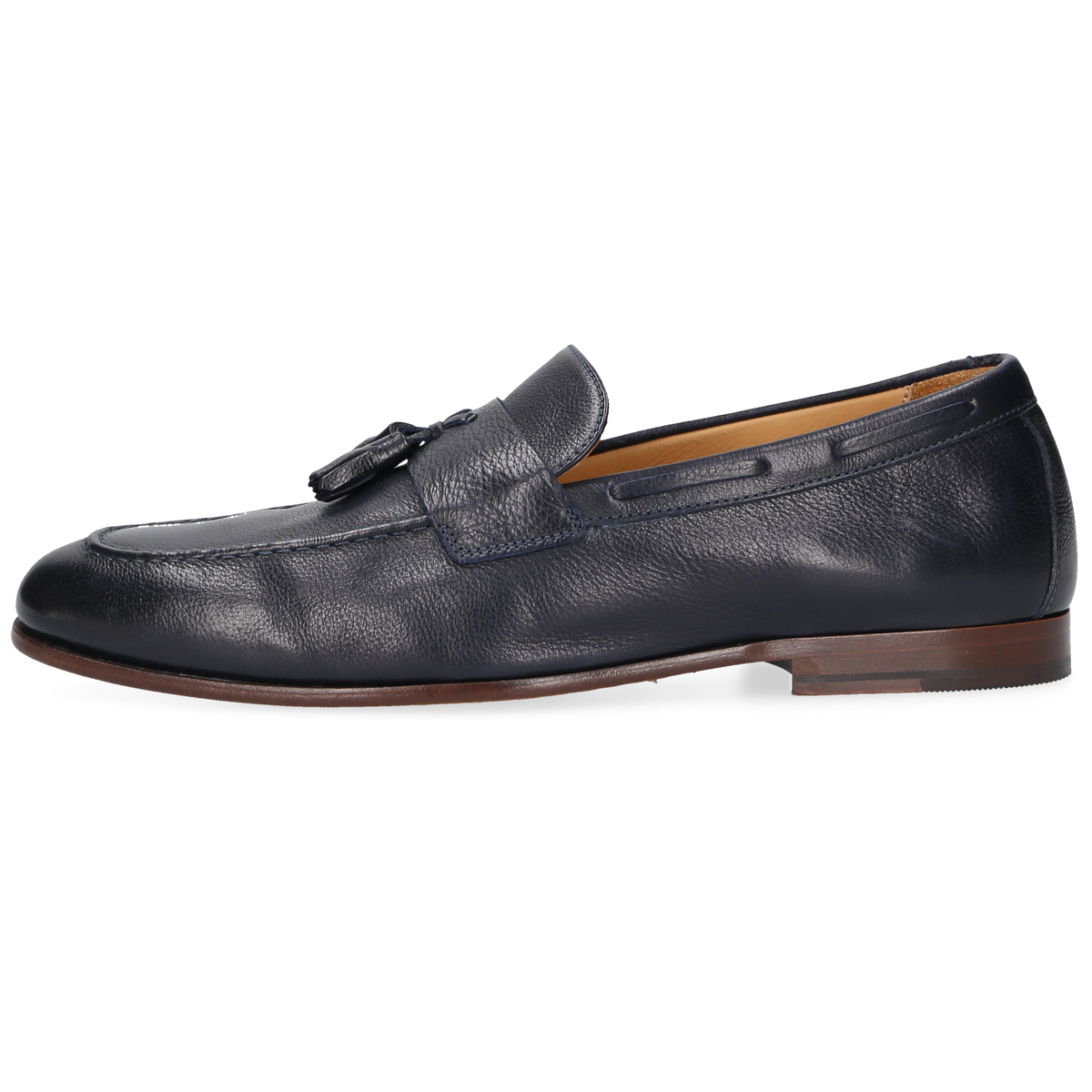 Heinrich Dinkelacker Men's Loafer Amalfi Tassel Dark Blue