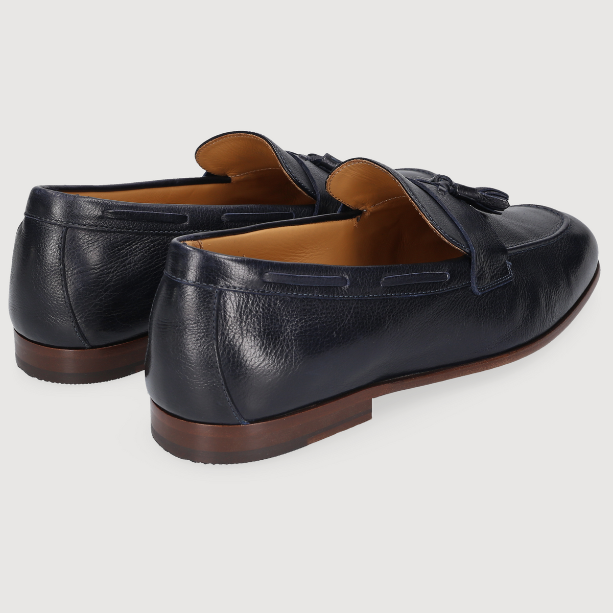 Heinrich Dinkelacker Herren Loafer Amalfi Tassel Dunkelblau