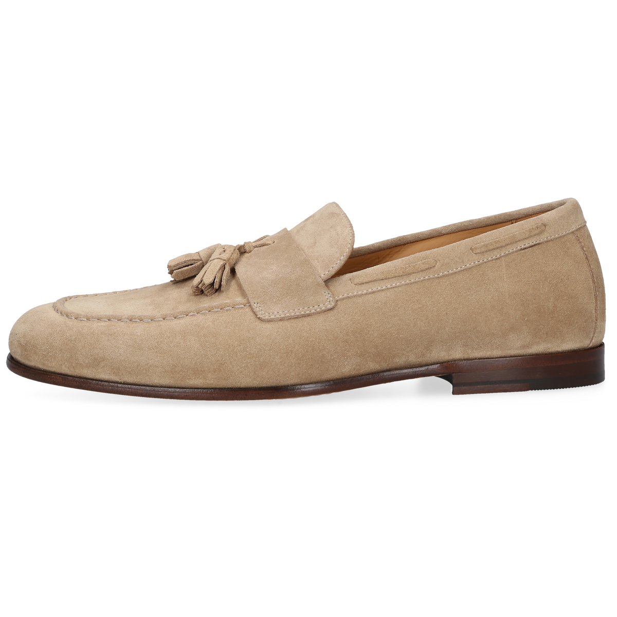 Heinrich Dinkelacker Men's Loafer Amalfi Tassel Light Brown