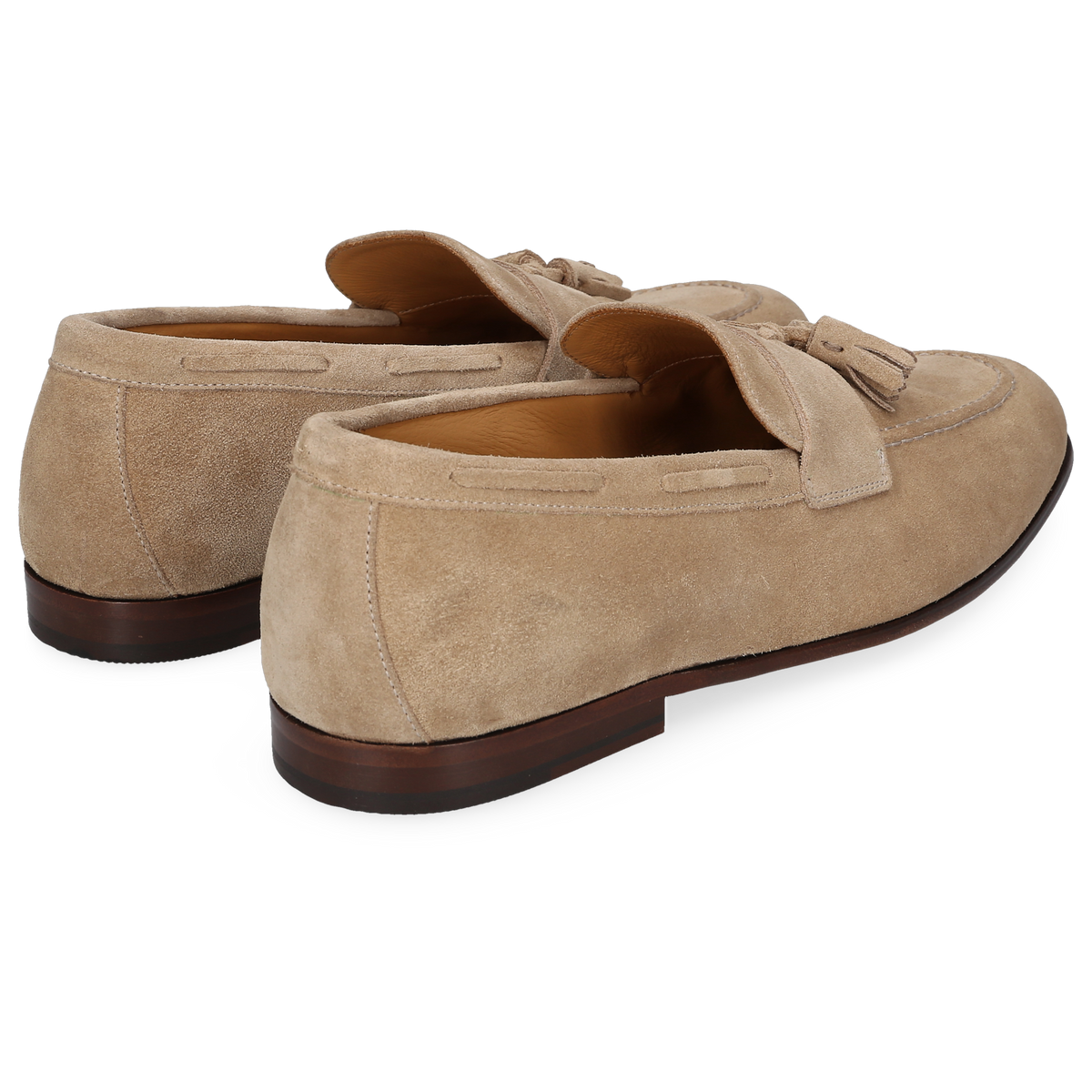Heinrich Dinkelacker Men's Loafer Amalfi Tassel Light Brown