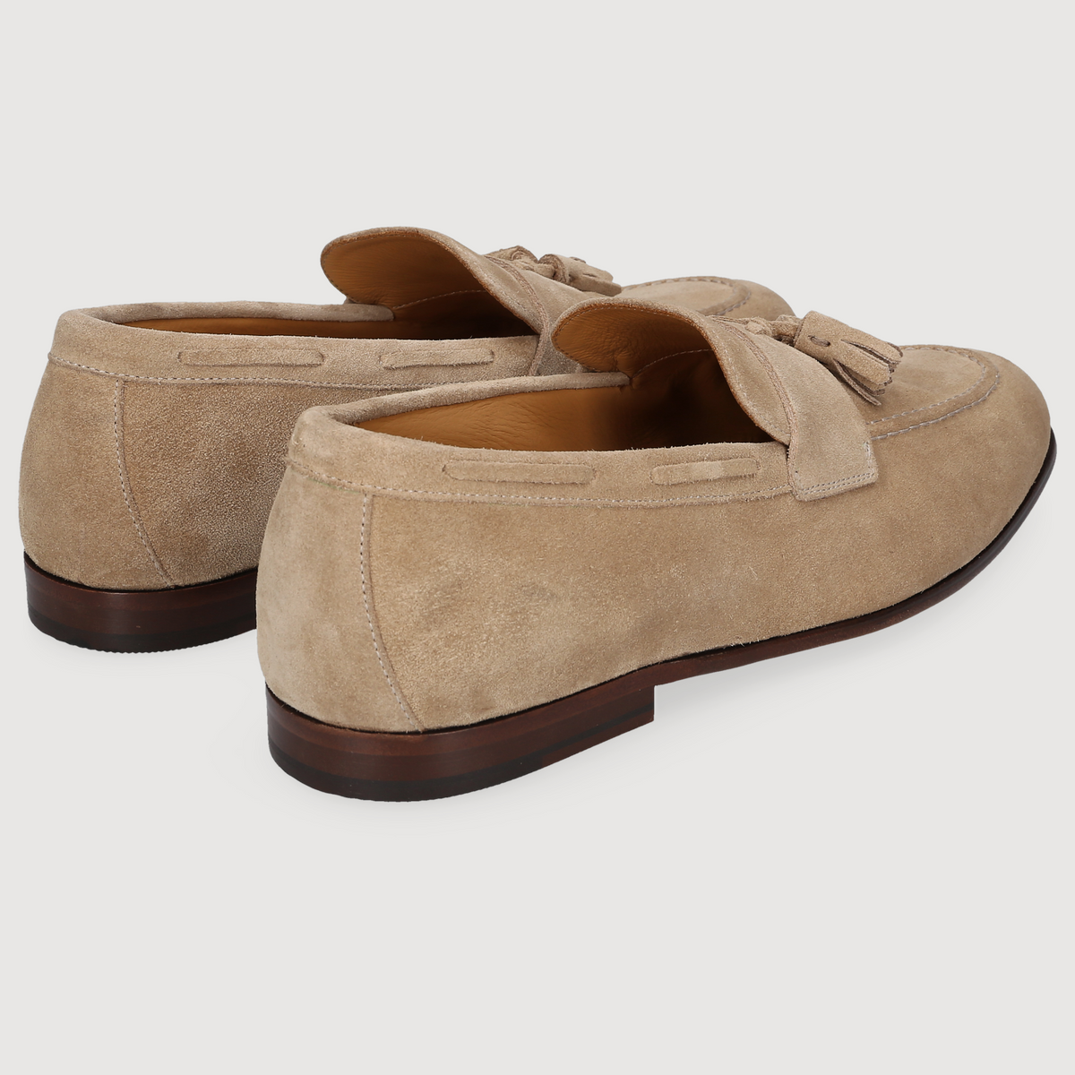 Heinrich Dinkelacker Herren Loafer Amalfi Tassel Hellbraun