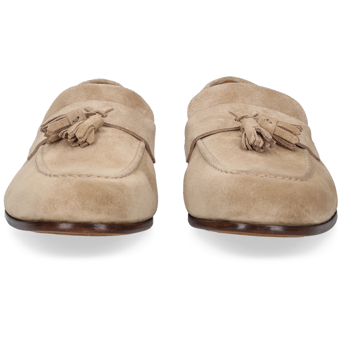 Heinrich Dinkelacker Men's Loafer Amalfi Tassel Light Brown