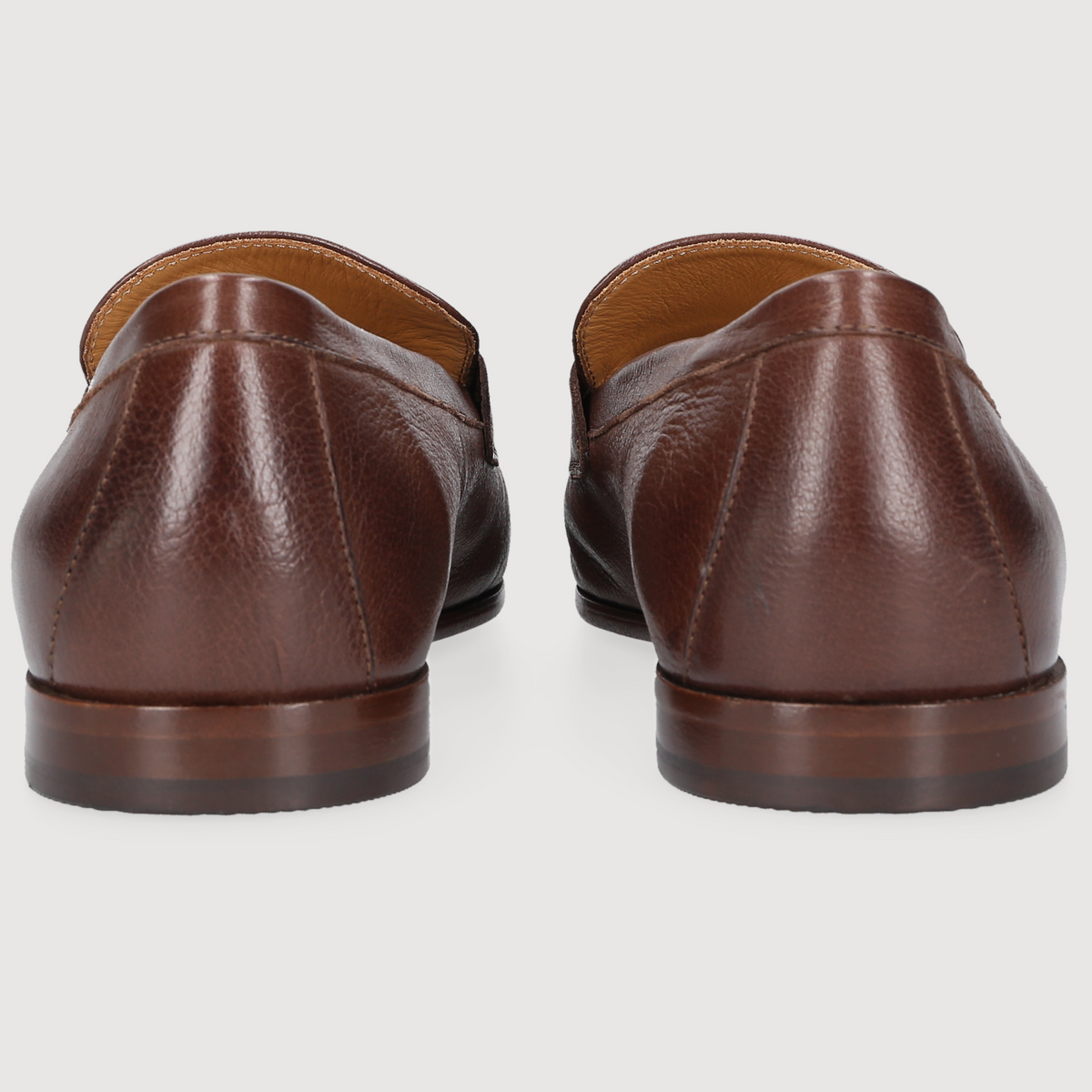 Heinrich Dinkelacker Herren Loafer Amalfi Penny Dunkelbraun