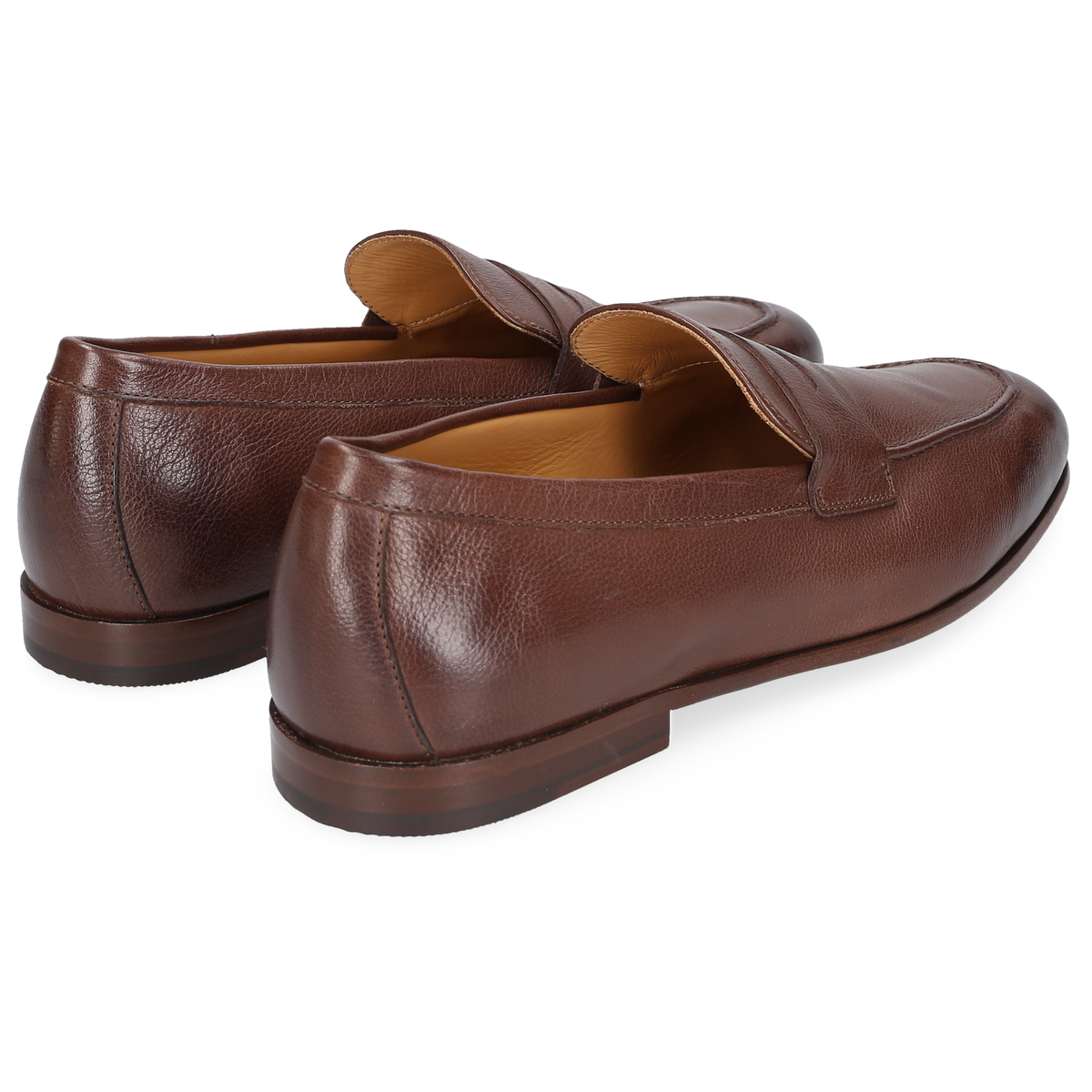Heinrich Dinkelacker Men's Loafer Amalfi Penny Dark Brown