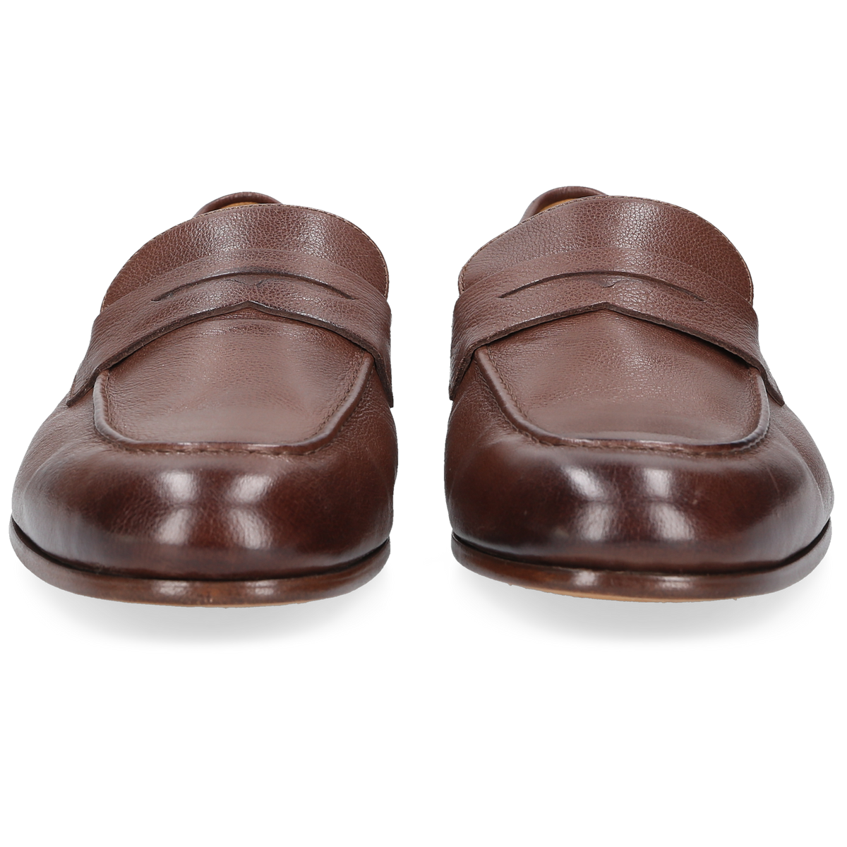 Heinrich Dinkelacker Men's Loafer Amalfi Penny Dark Brown