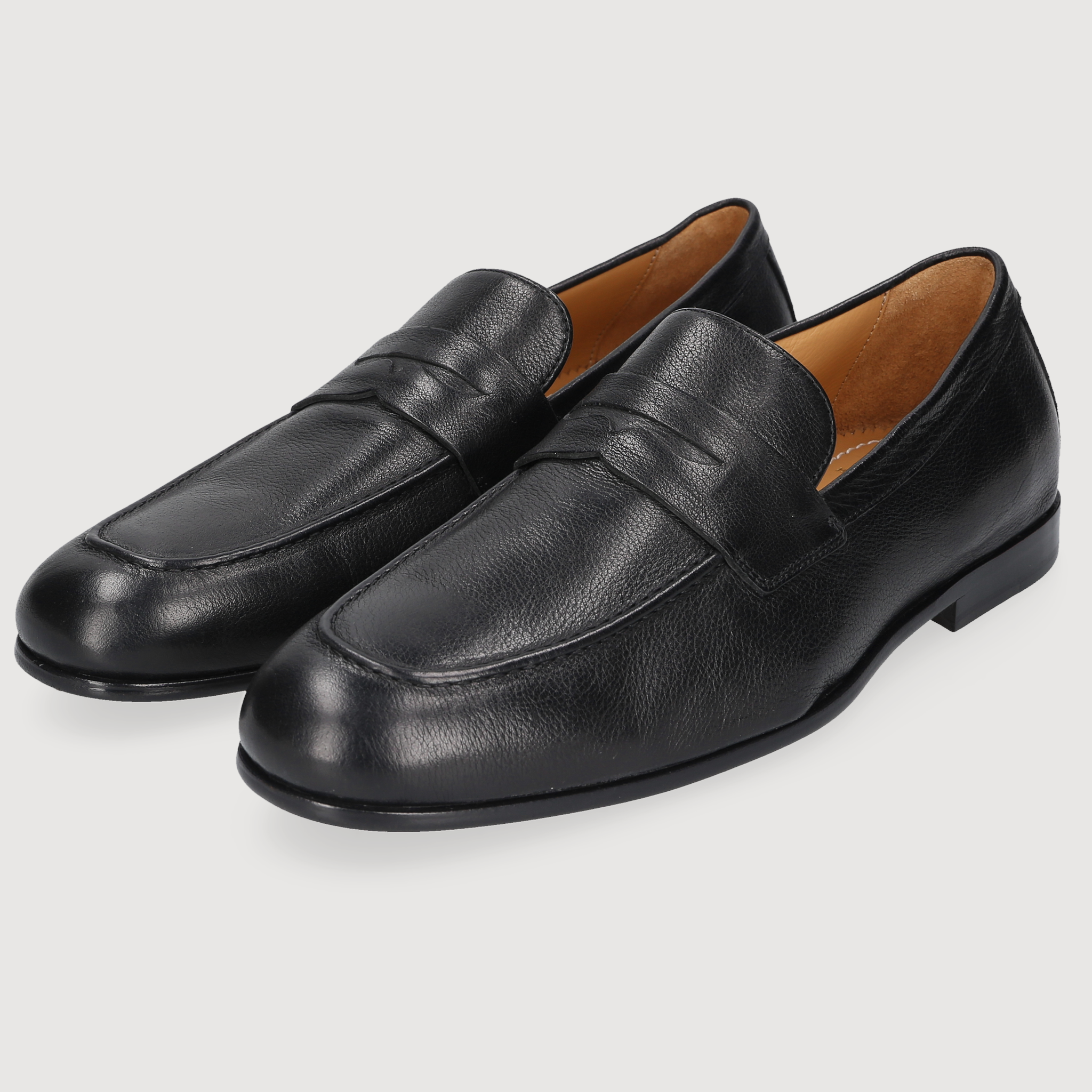 Heinrich Dinkelacker Men's Loafer Amalfi Penny Black