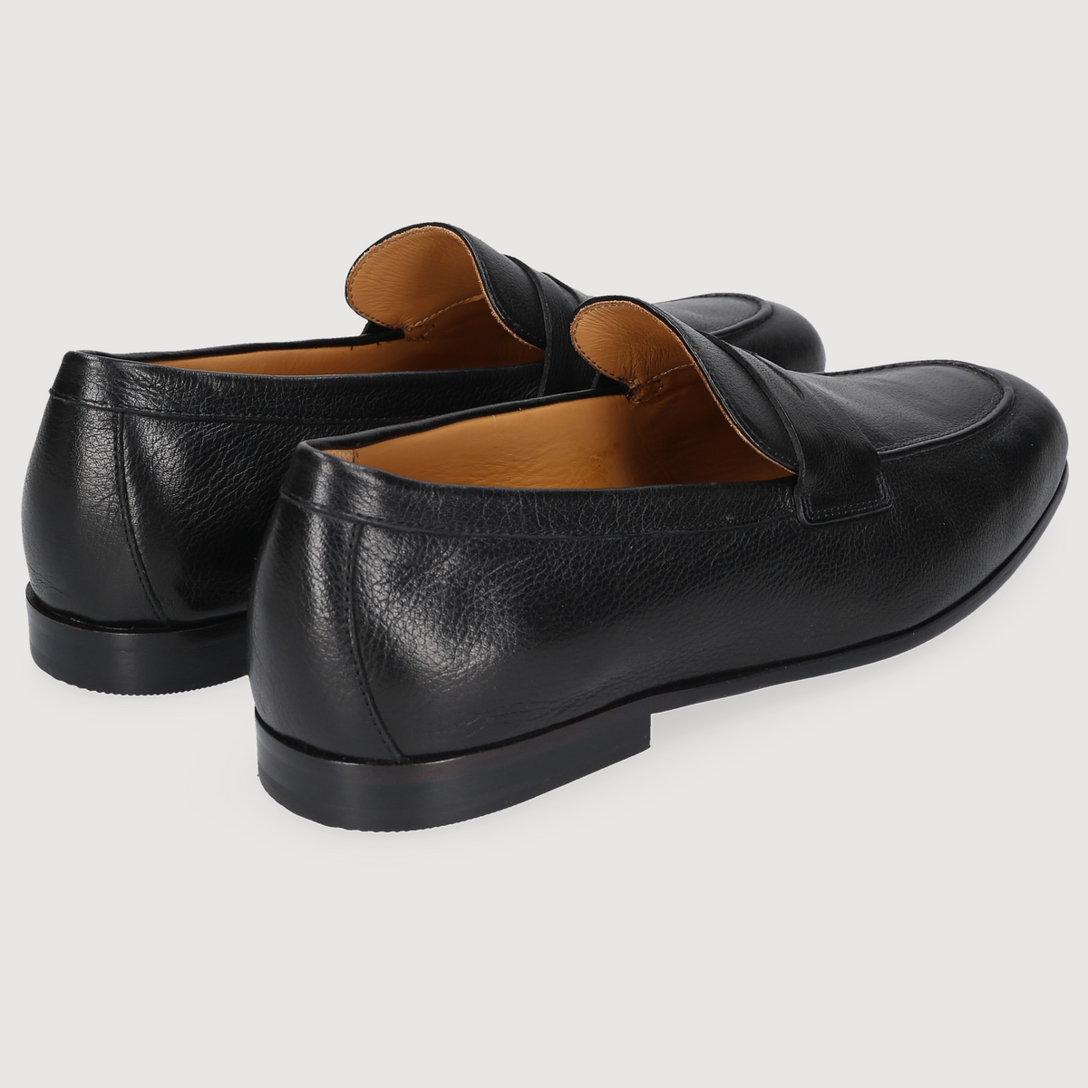 Heinrich Dinkelacker Herren Loafer Amalfi Penny Schwarz