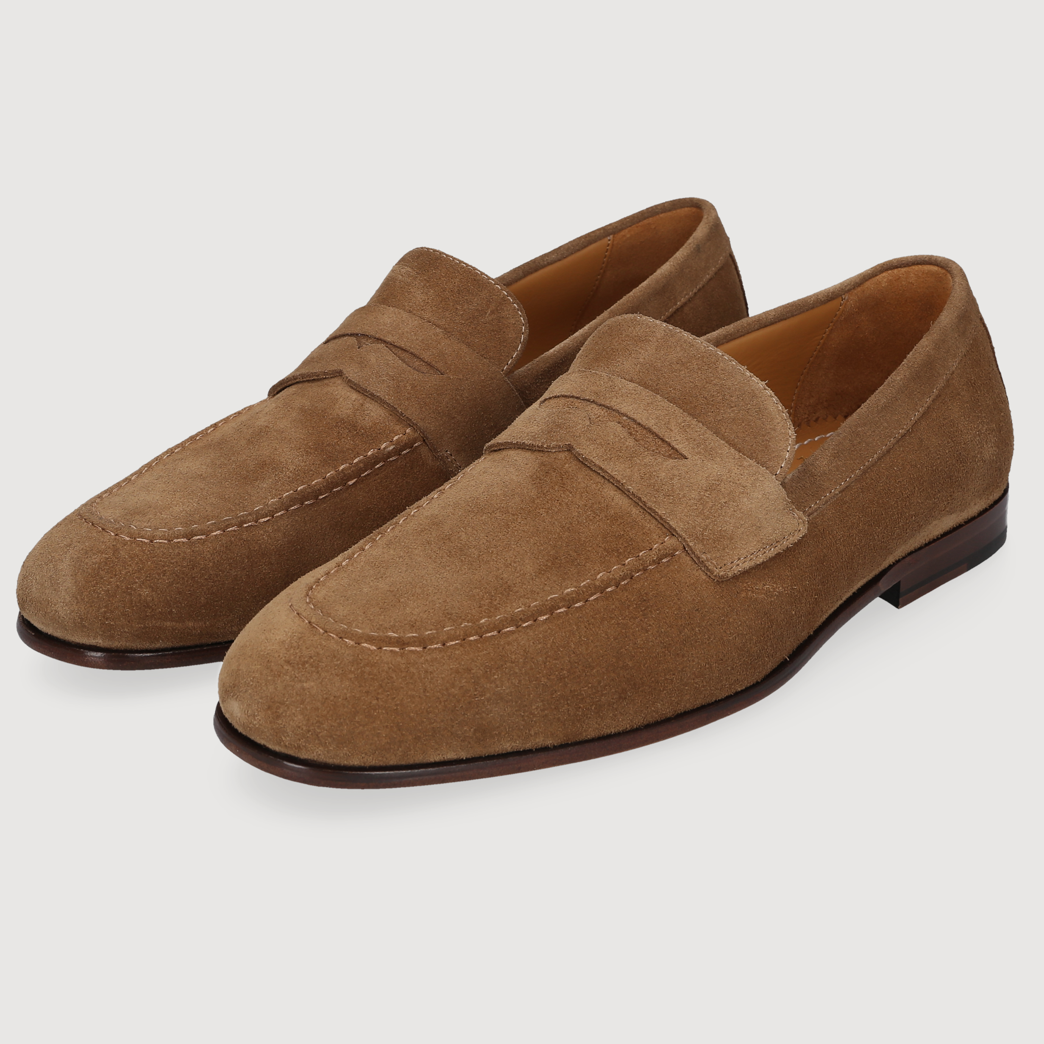 Heinrich Dinkelacker Herren Loafer Amalfi Penny Braun