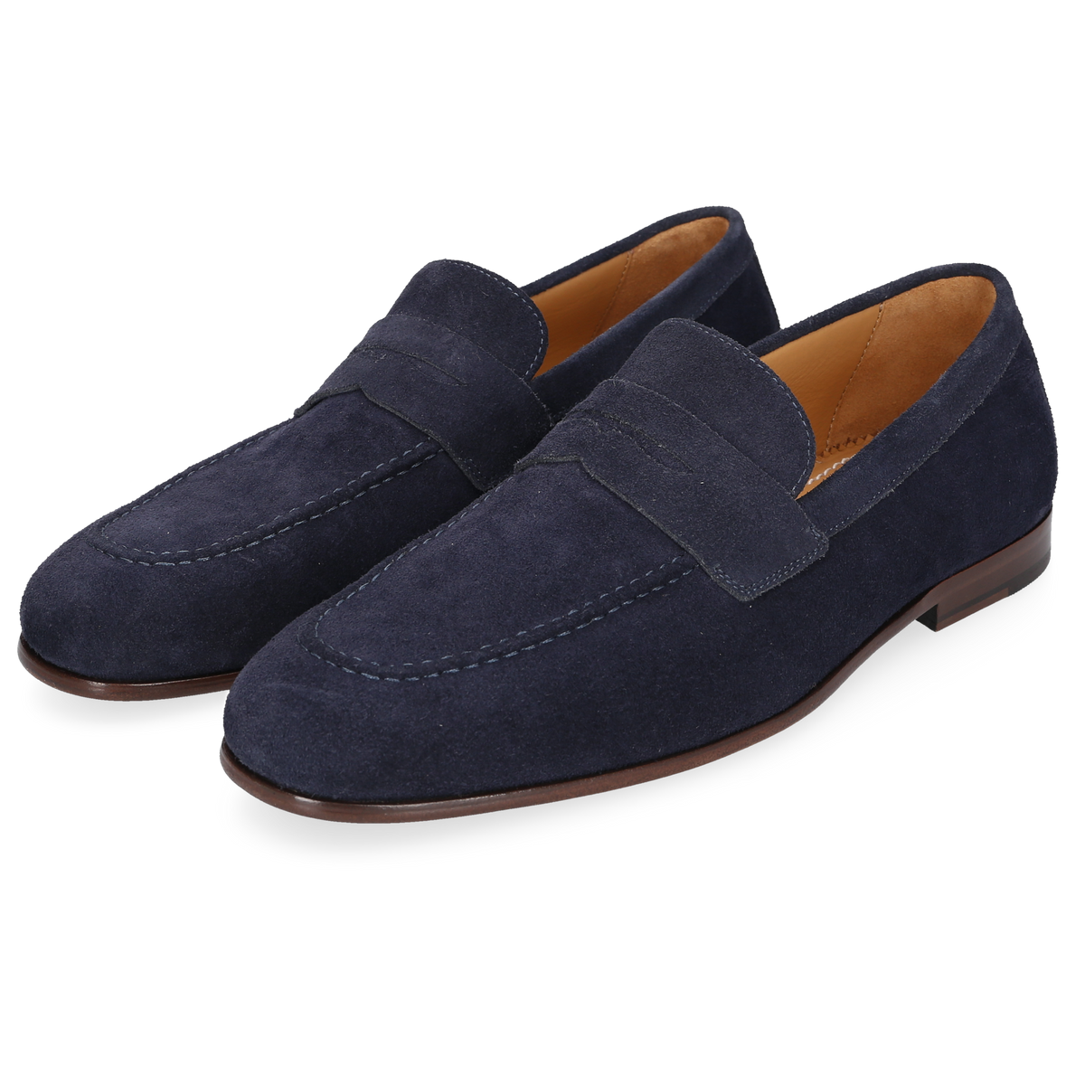 Heinrich Dinkelacker Herren Loafer Amalfi Penny Dunkelblau