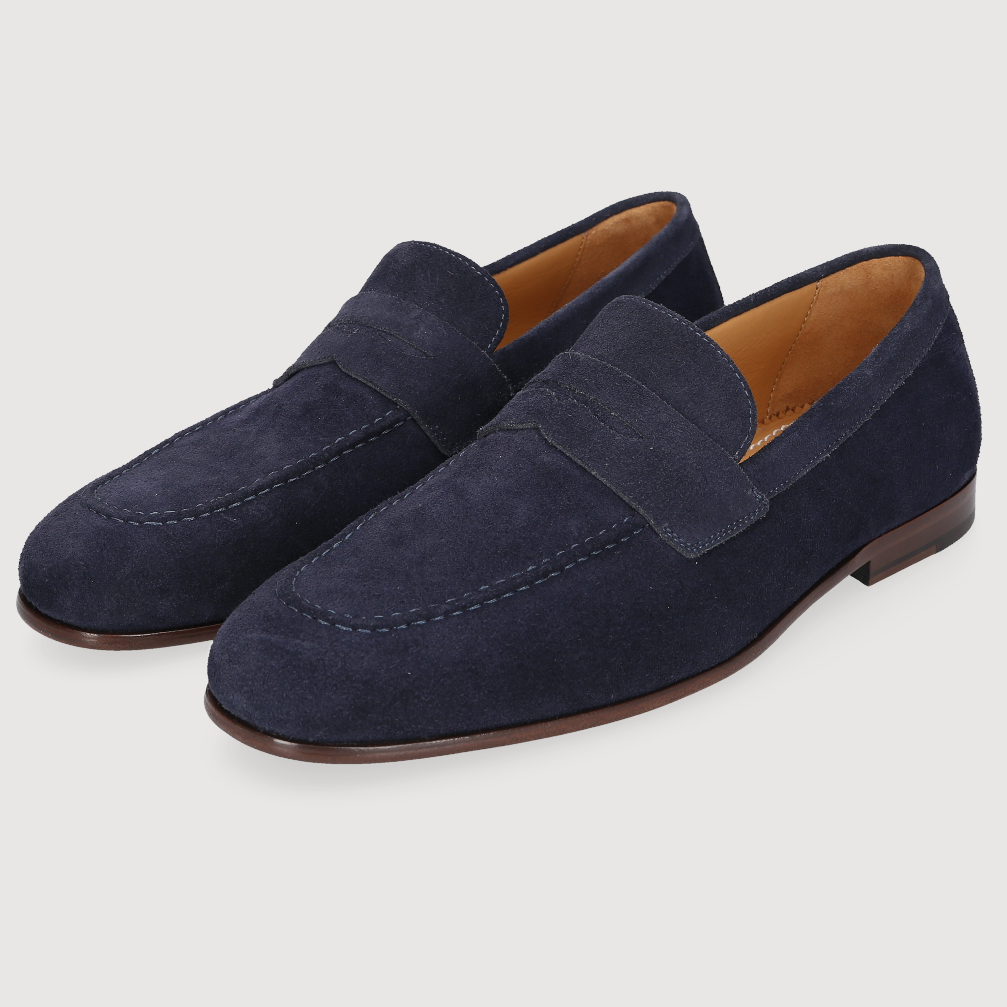 Heinrich Dinkelacker Herren Loafer Amalfi Penny Dunkelblau