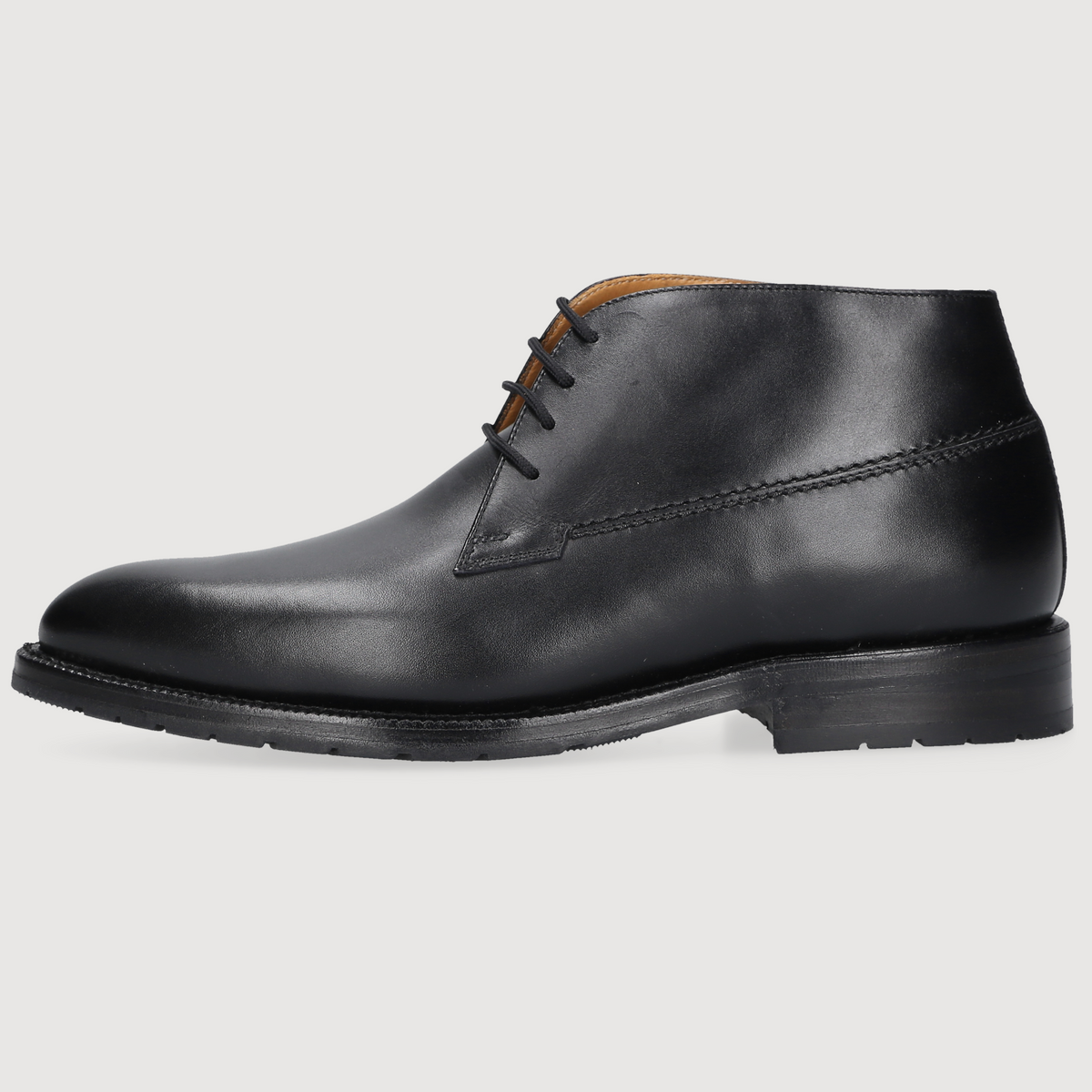 Heinrich Dinkelacker Herren Boot Luzern Plain Schwarz