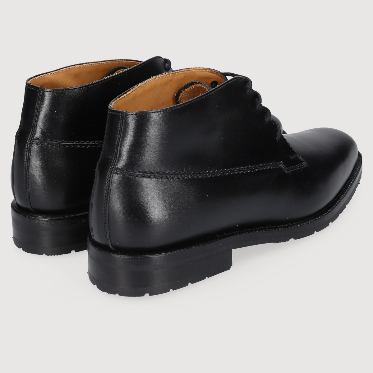 Heinrich Dinkelacker Herren Boot Luzern Plain Schwarz