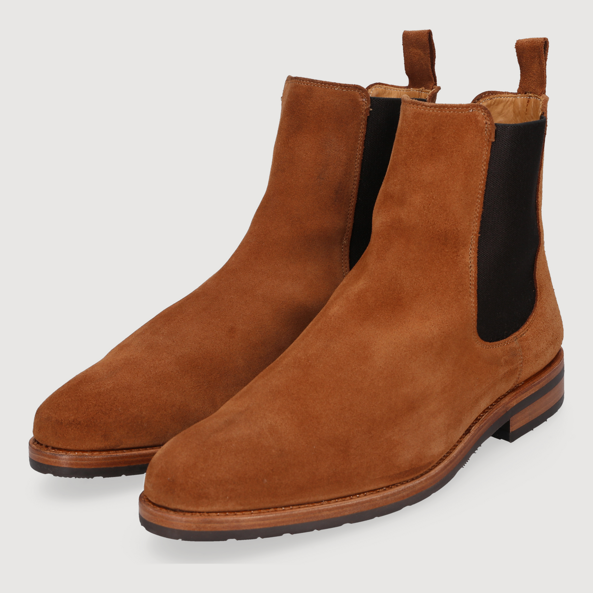 Heinrich Dinkelacker Herren Boot Luzern Plain Braun