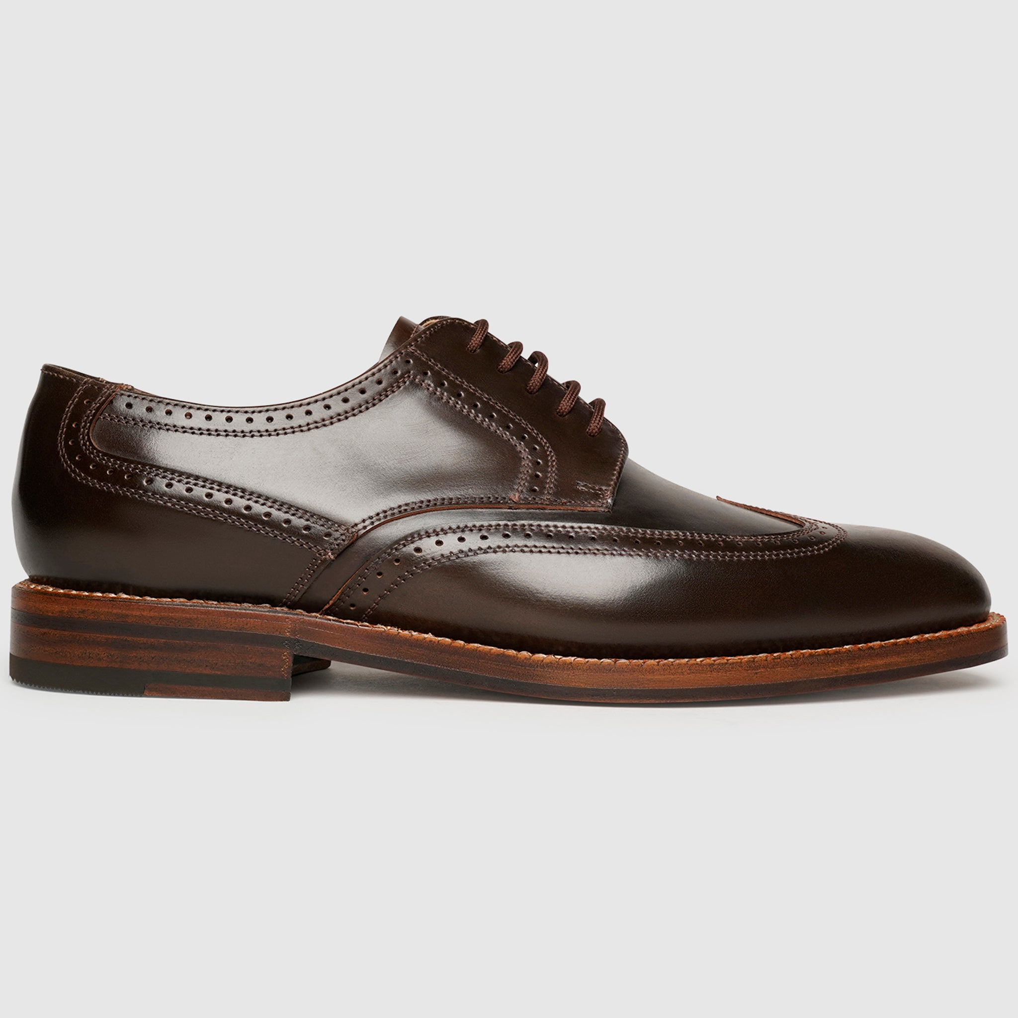 Heinrich Dinkelacker Herren Luzern Full-Brogue C - Dark Cognac