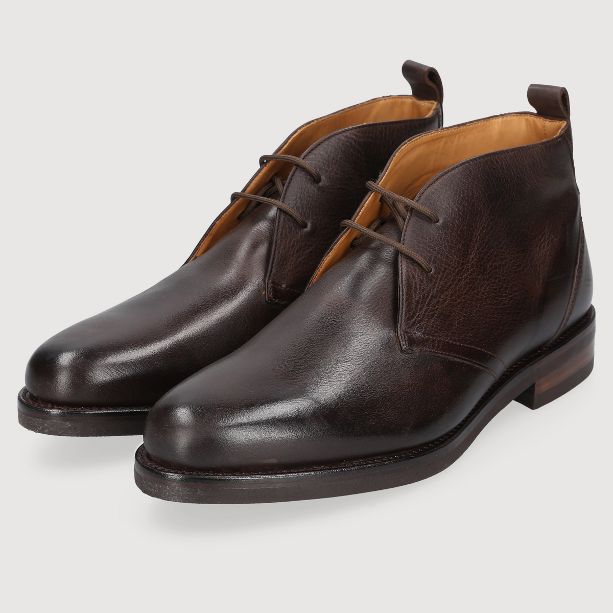 Heinrich Dinkelacker Herren Boot Genf Plain Dunkelbraun
