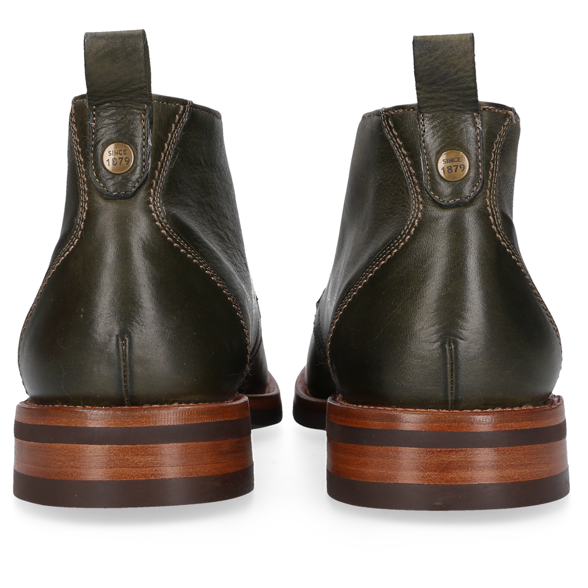 Heinrich Dinkelacker Herren Stiefeletten Genf Plain N - Dunkelgrün