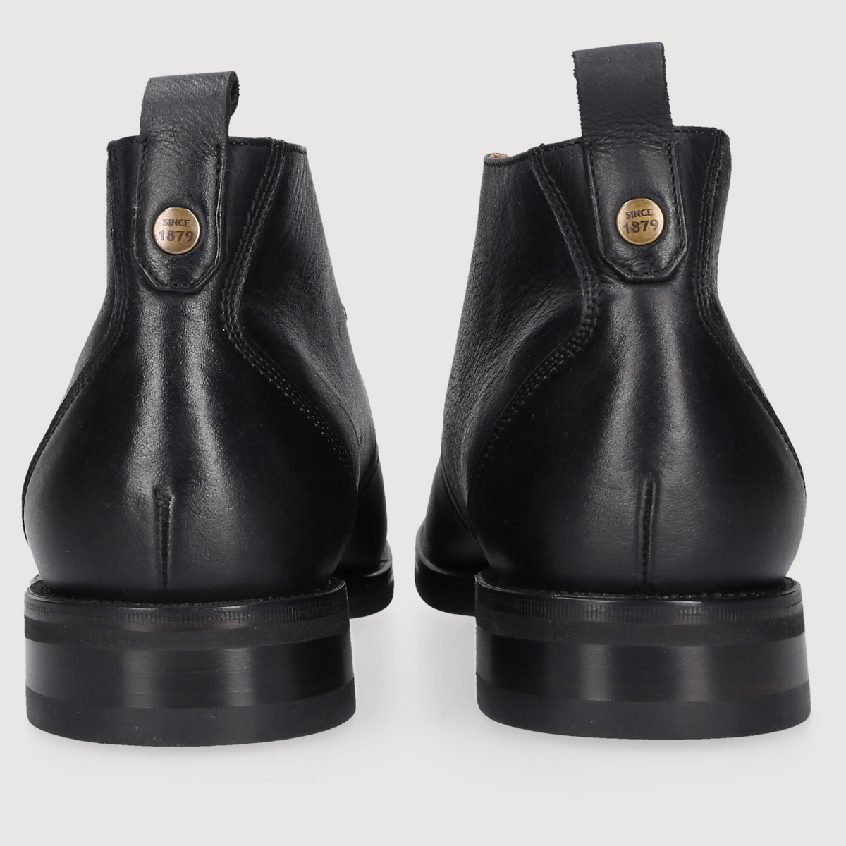 Heinrich Dinkelacker Herren Boot Genf Plain Schwarz