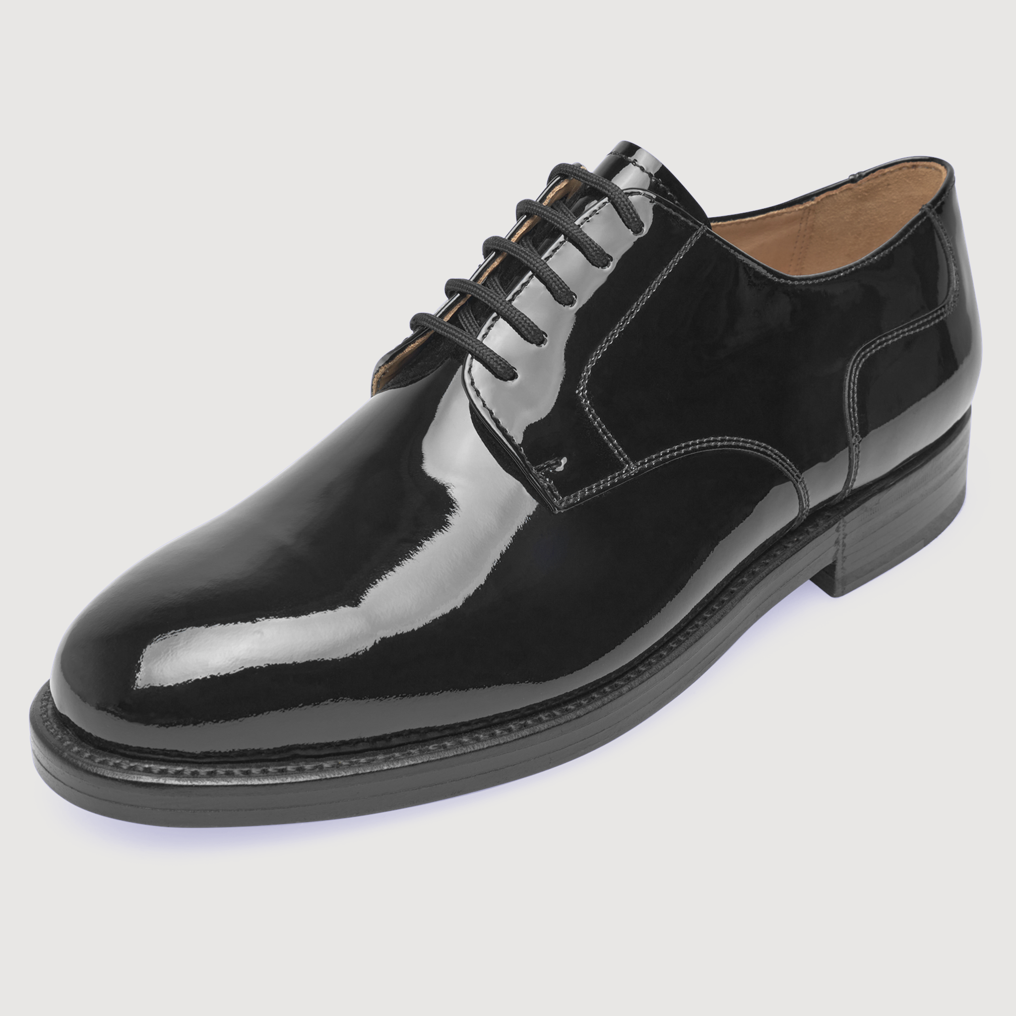 Heinrich Dinkelacker Herren Businessschuhe London Plain PL - Schwarz
