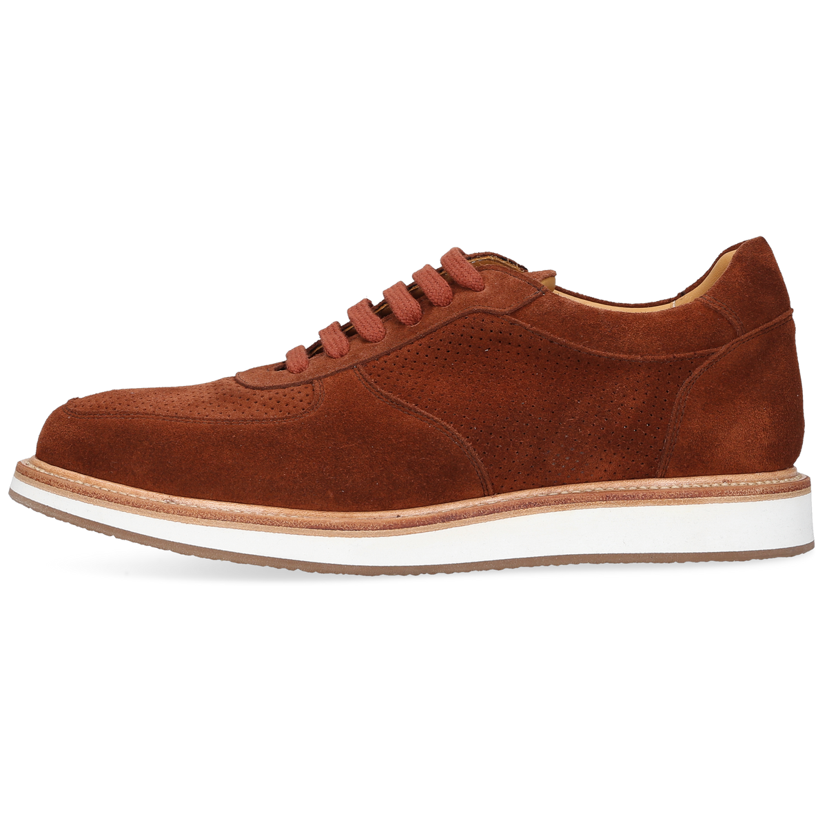 Heinrich Dinkelacker Herren Sneaker London Plain Braun