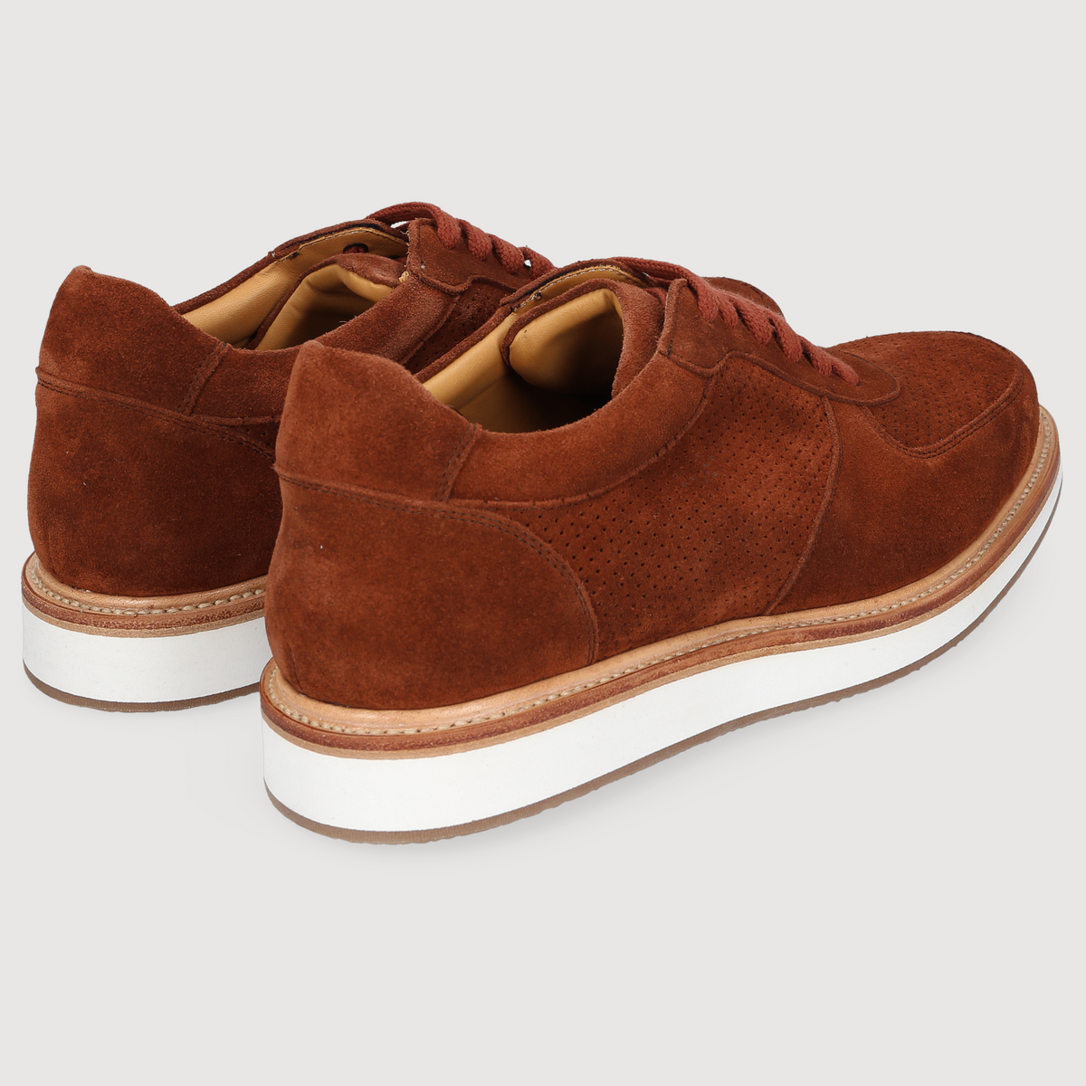 Heinrich Dinkelacker Herren Sneaker London Plain Braun