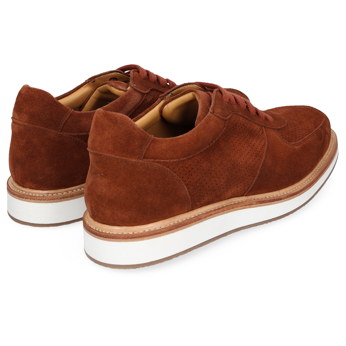Heinrich Dinkelacker Herren Sneaker London Plain Braun