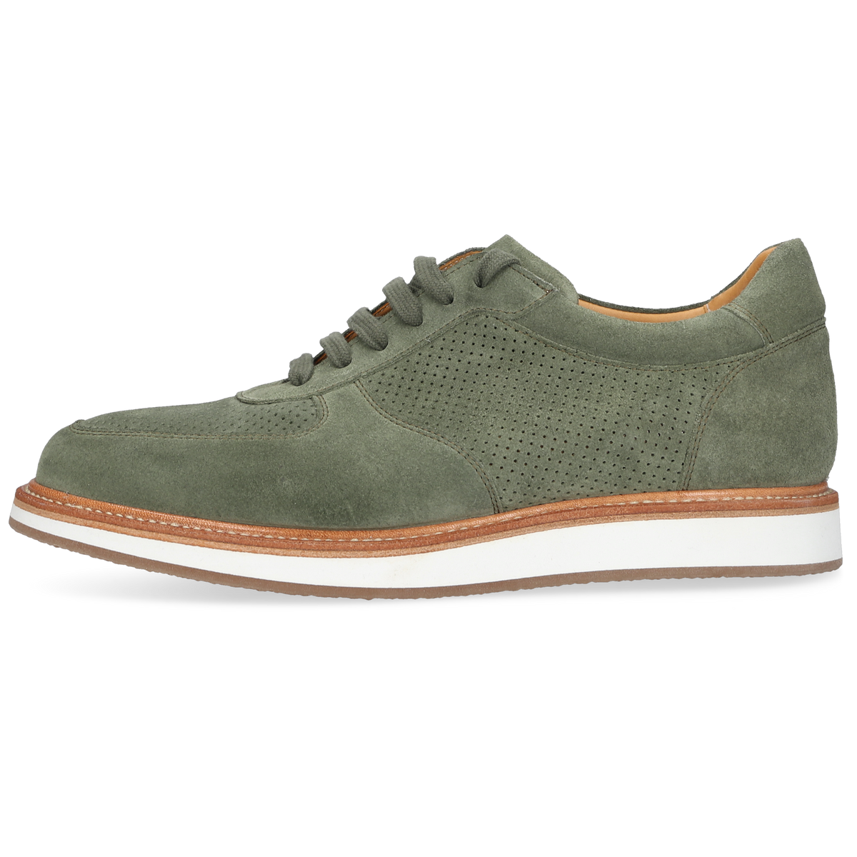 Heinrich Dinkelacker Men's Sneaker London Plain Green