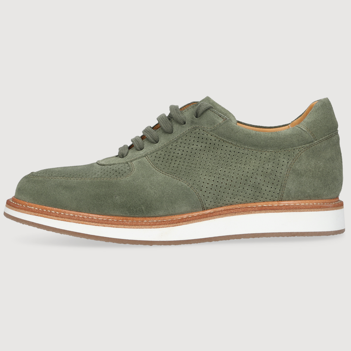Heinrich Dinkelacker Herren Sneaker London Plain Grün