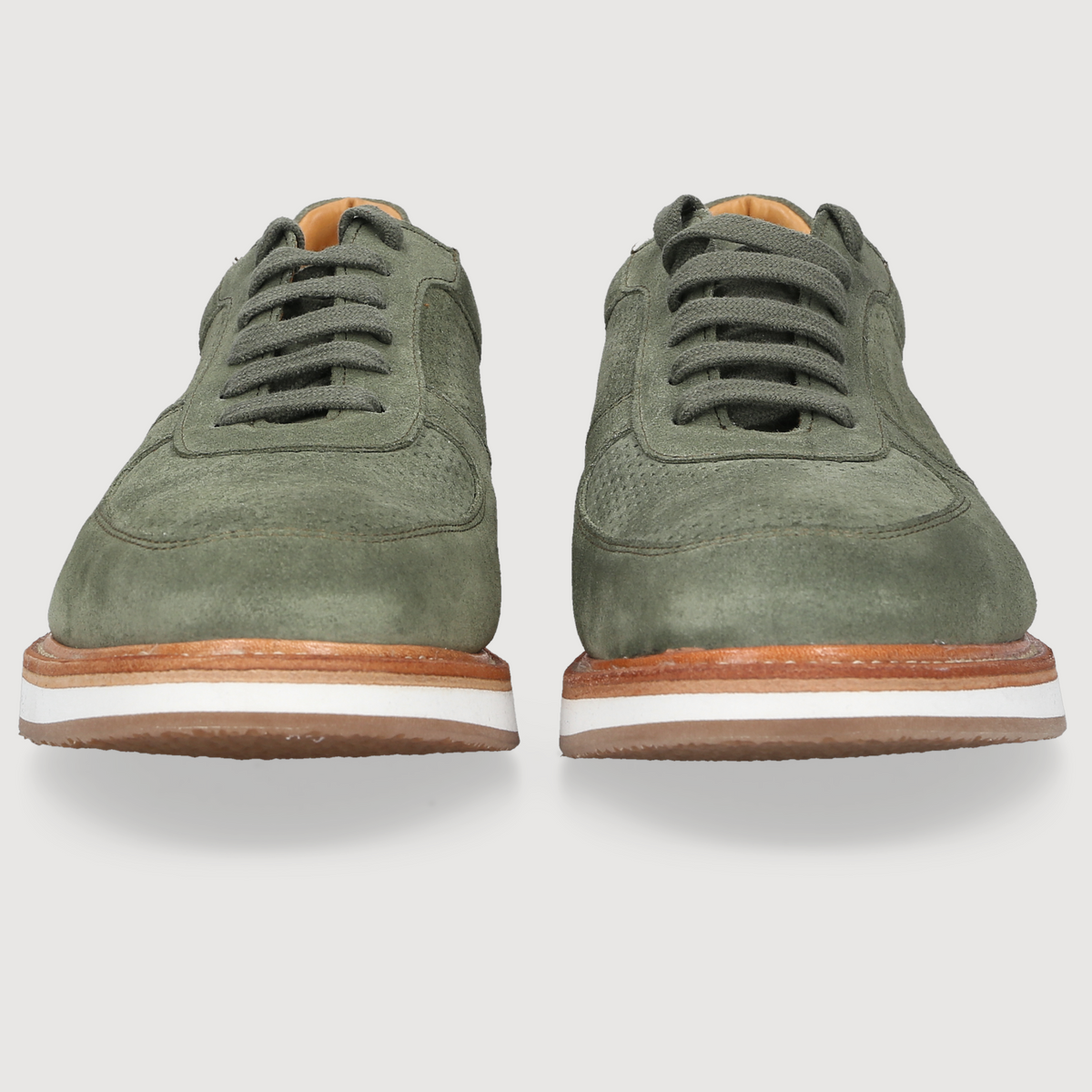 Heinrich Dinkelacker Herren Sneaker London Plain Grün