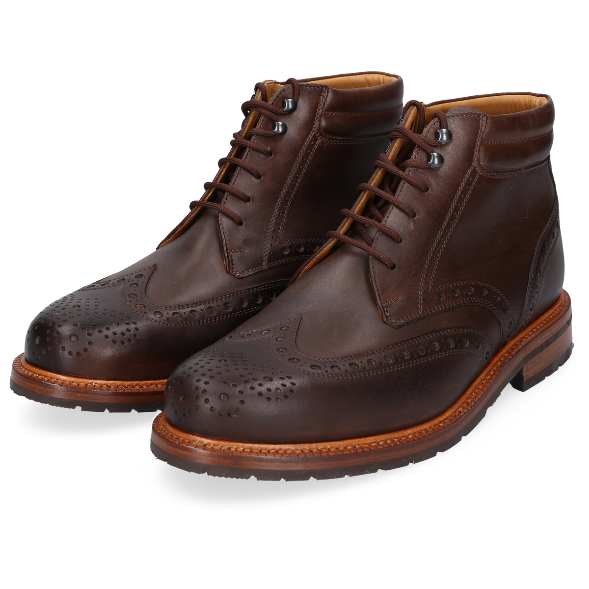 Heinrich Dinkelacker Men's Janosh Full Brogue H - Dark Brown