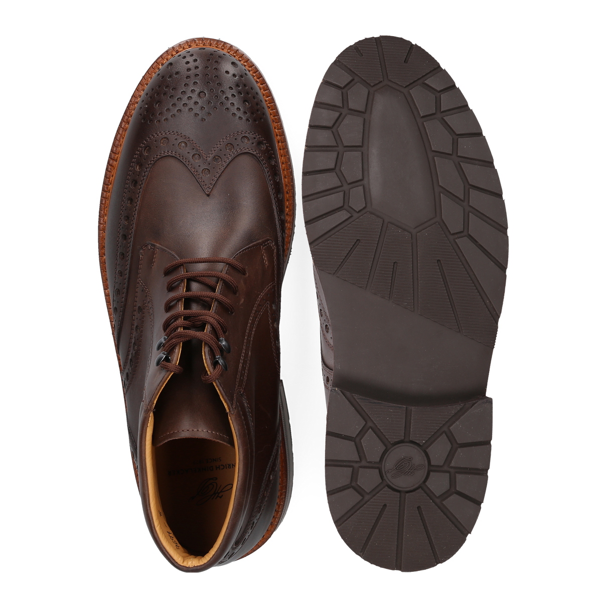 Janosh Full Brogue H - Dunkelbraun