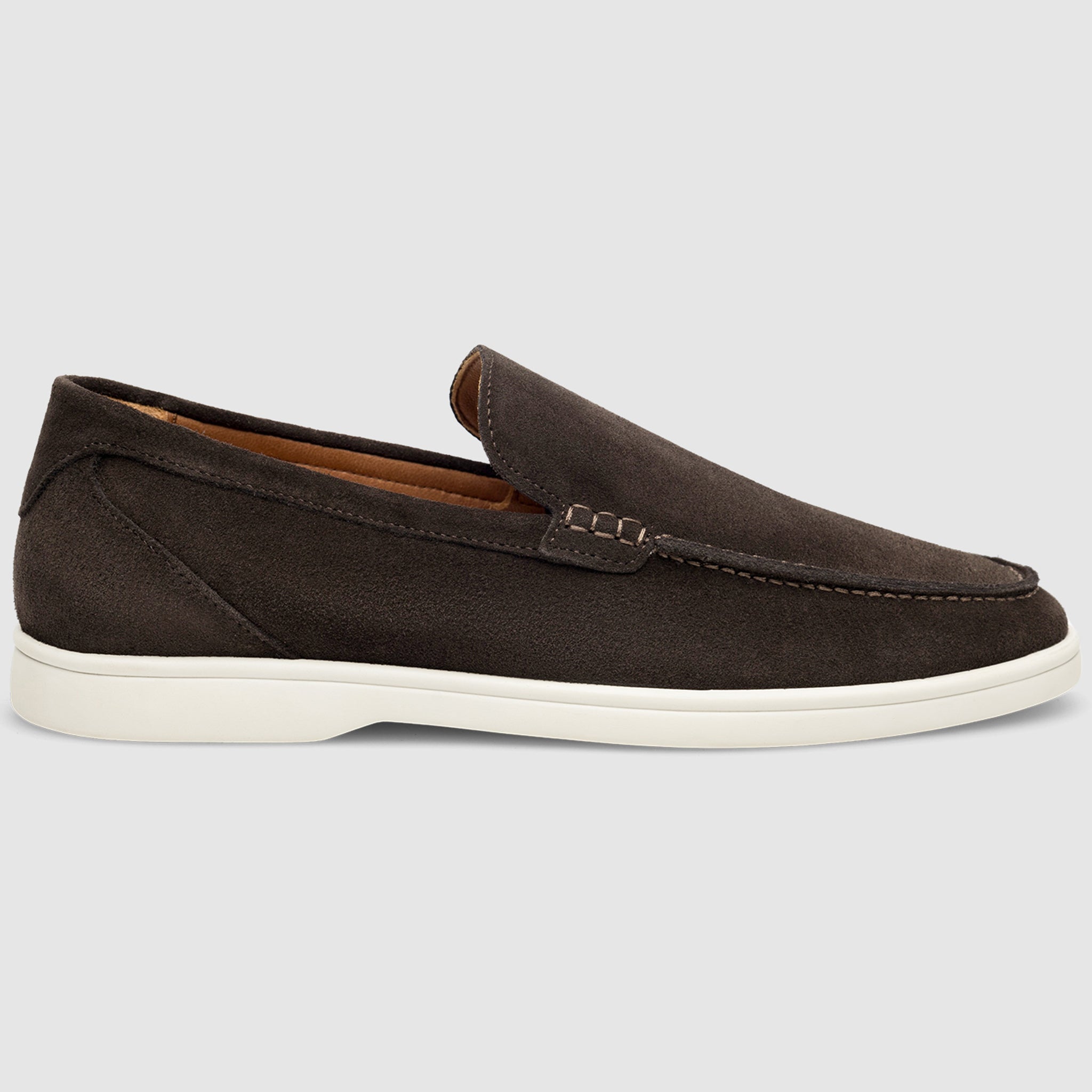 Henry Stevens Herren Loafer Elia Plain Dunkelbraun