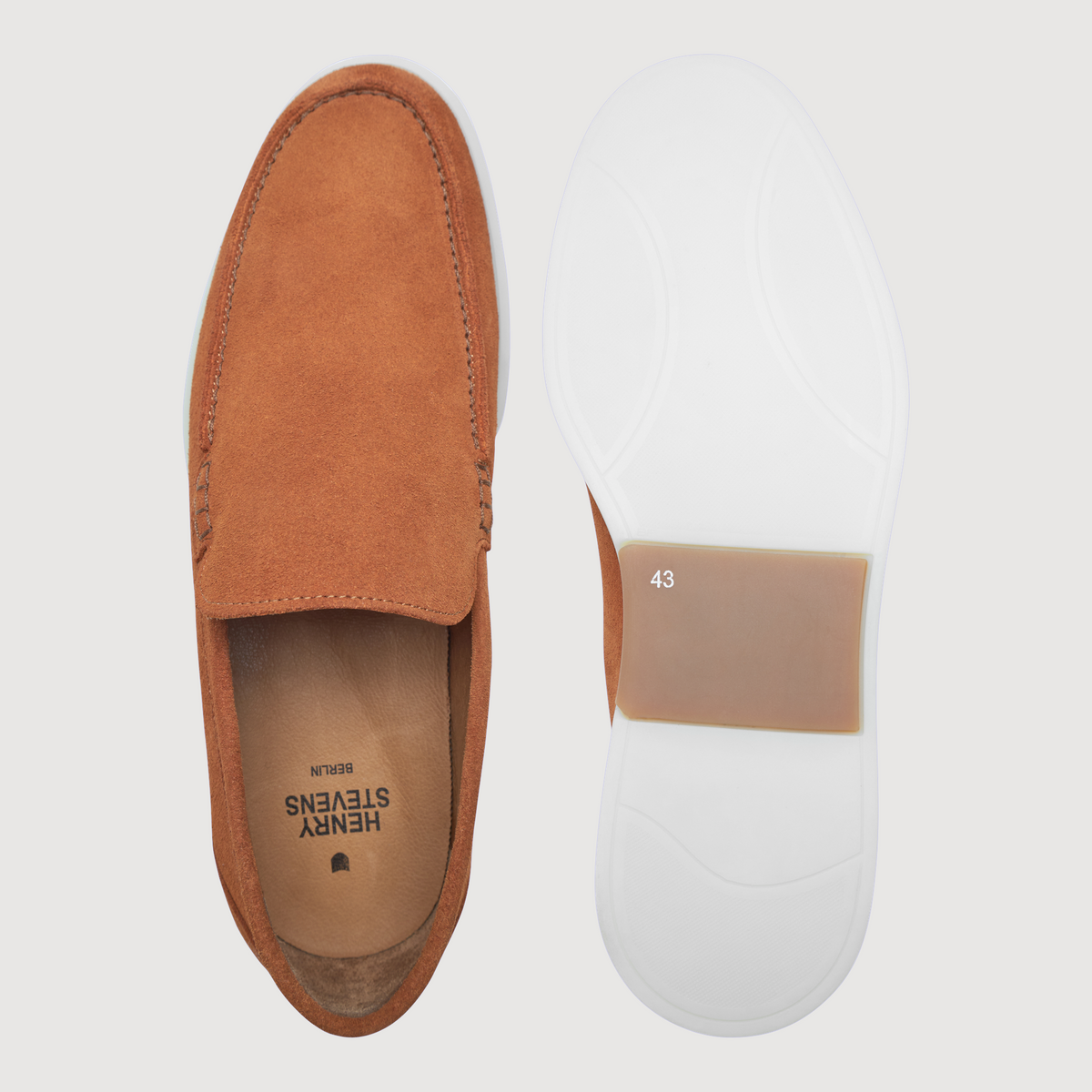 Henry Stevens Herren Loafer Elia L1 - Rotbraun