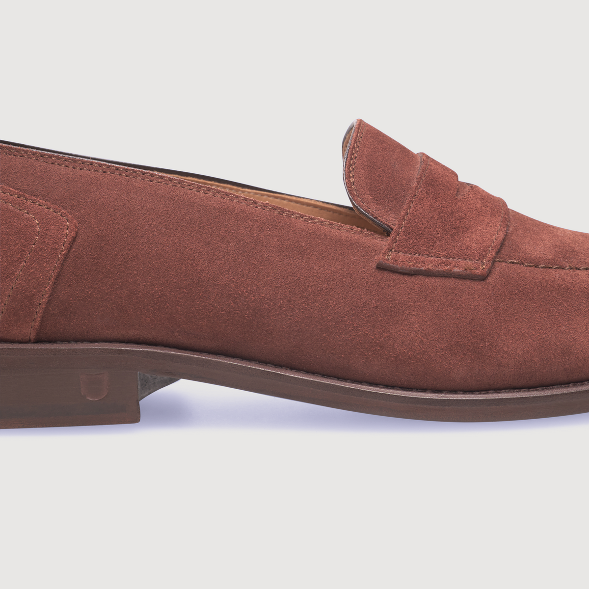 Henry Stevens Herren Loafer Haywood PL - Rotbraun