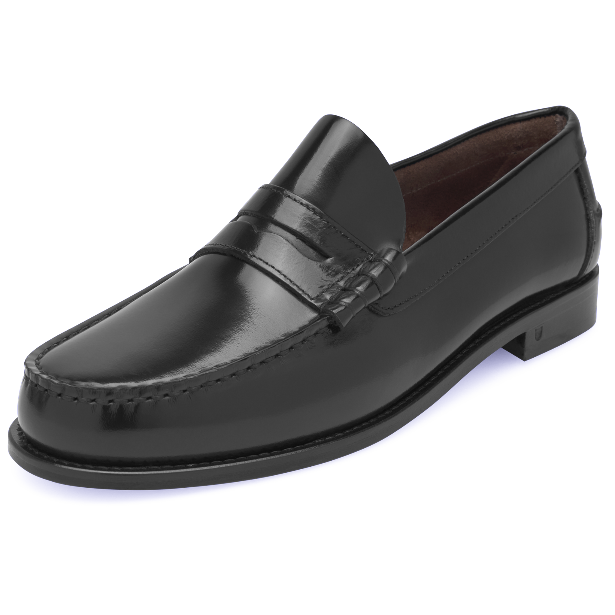 Henry Stevens Herren Loafer Hunter M PL - Schwarz