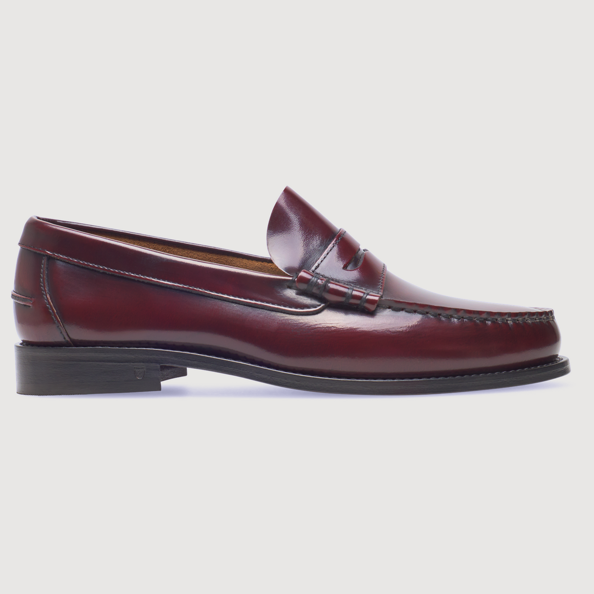 Henry Stevens Herren Loafer Hunter M PL - Bordeaux