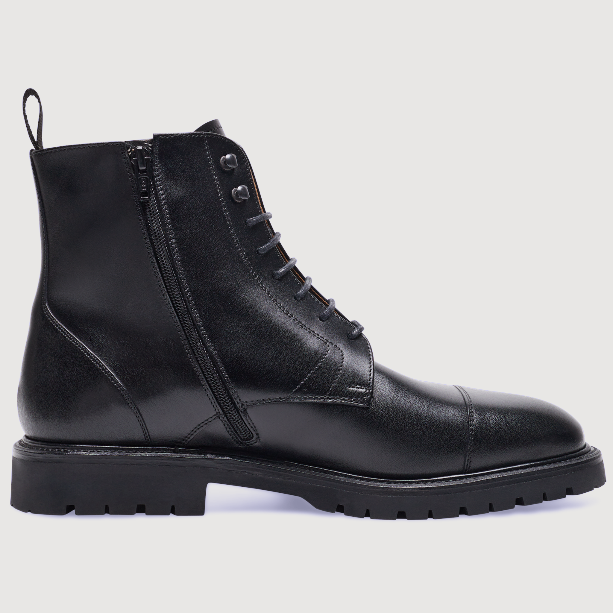 Henry Stevens Herren Stiefeletten Jones CDB3 - Schwarz