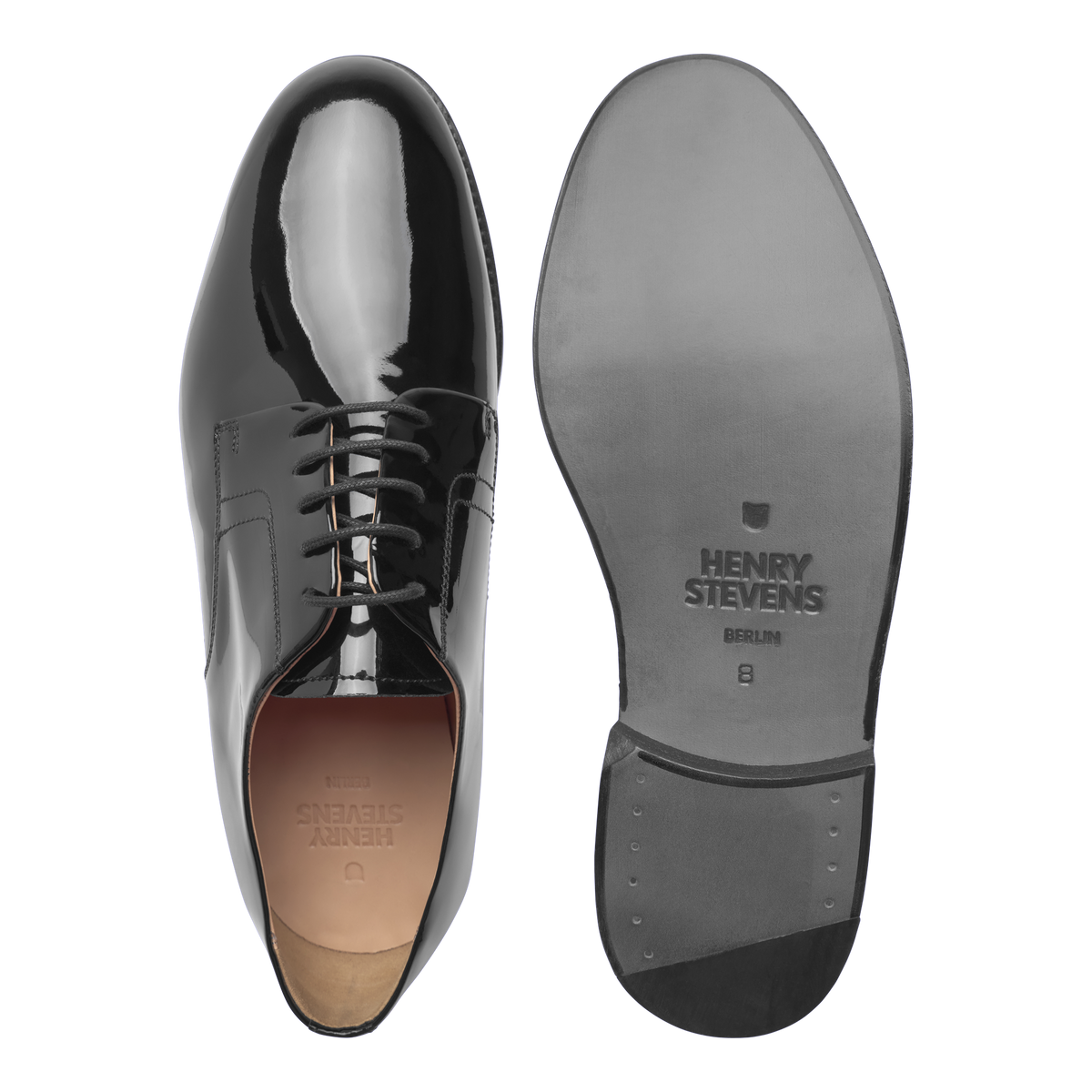 Henry Stevens Herren Businessschuhe Jones PD - Schwarz
