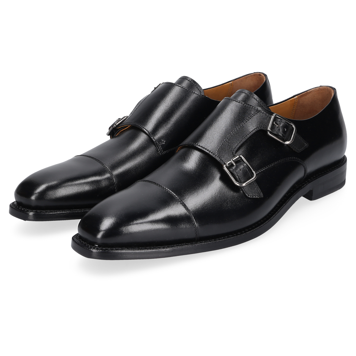 Henry Stevens Herren Businessschuhe Liam CDM - Schwarz